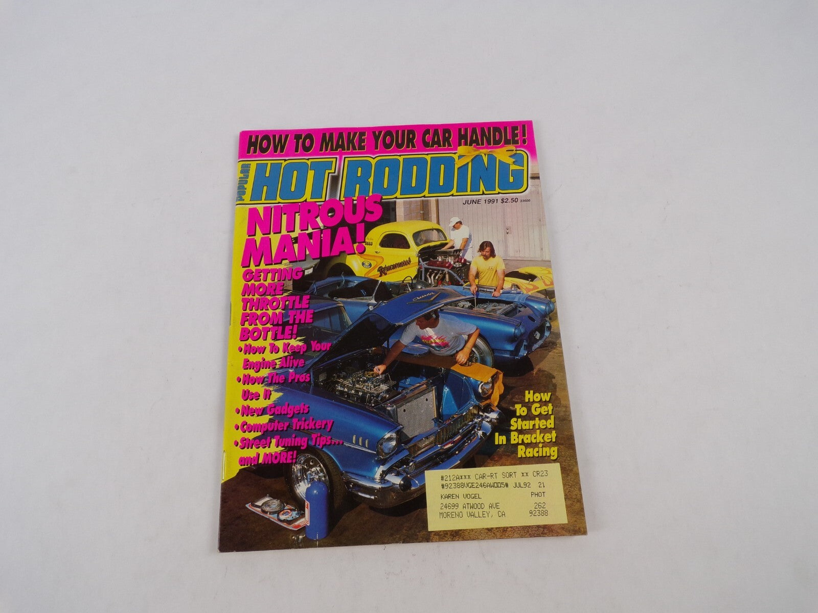 July 1992 Hot Rodding Magazine Nitrous Mania! How To Make Your CarHandle! Toget