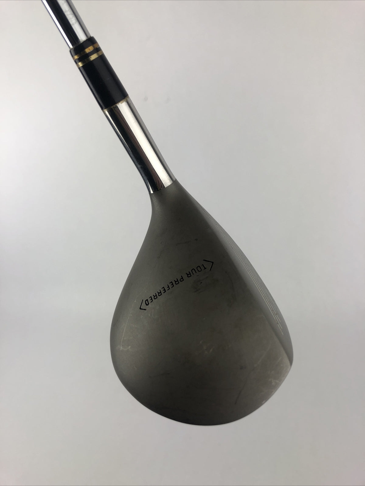TaylorMade Tour Spoon Pittsburgh persimmon 13 degree fairway wood steel S300U shaft RH