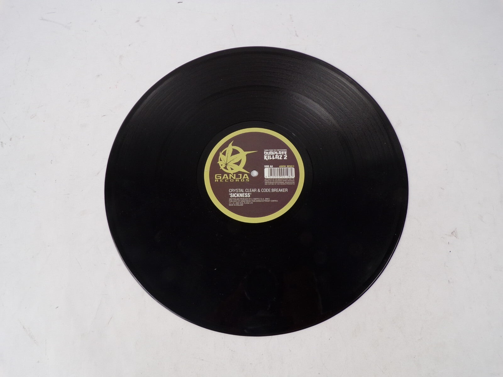 Dubplate Killaz 2 Crystal Clear & Code:Breaker 2 Tone Sound Vinyl Record