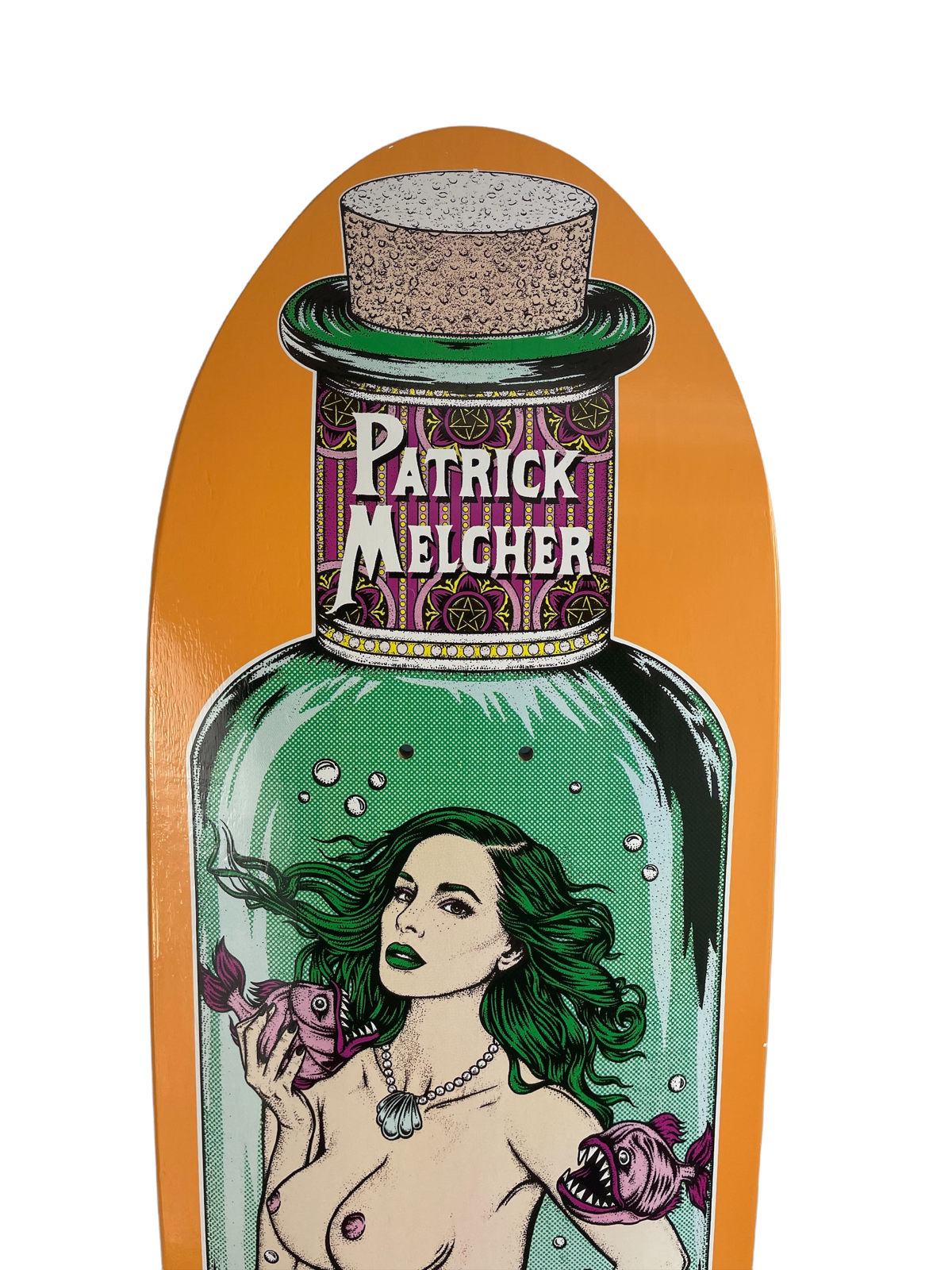 Melcher Mermaid Pro Deck - Death Skateboards POOL Shape 9 "  free shipping