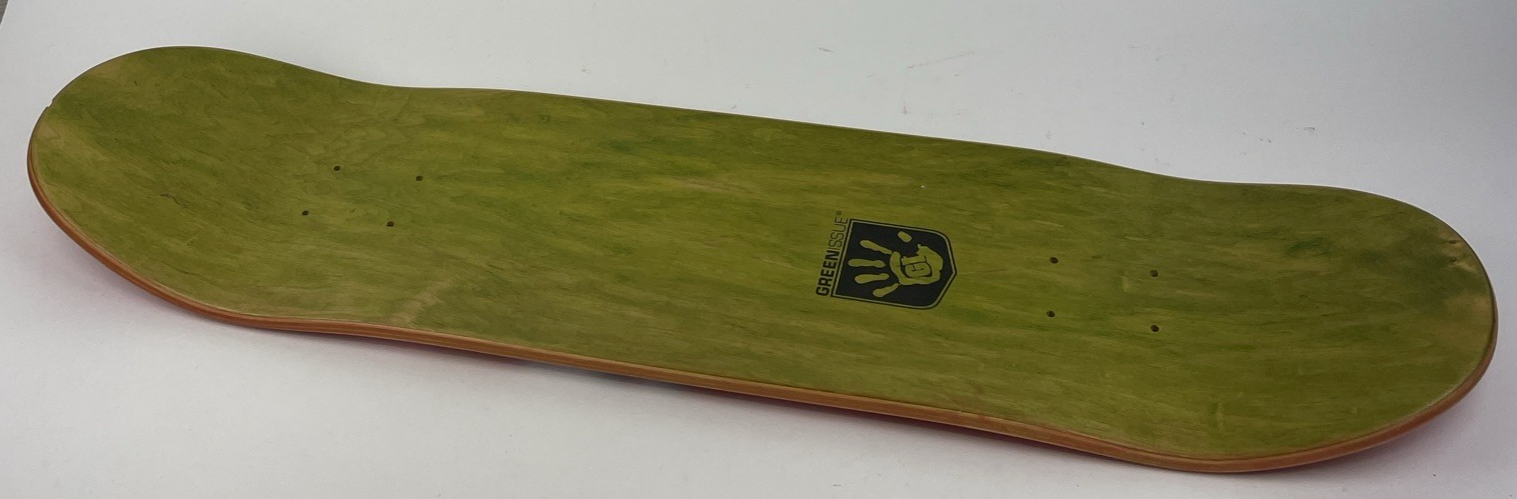 Green Issue Skateboards MOTO SHIBATA Professional Signature Skateboard Deck RARE