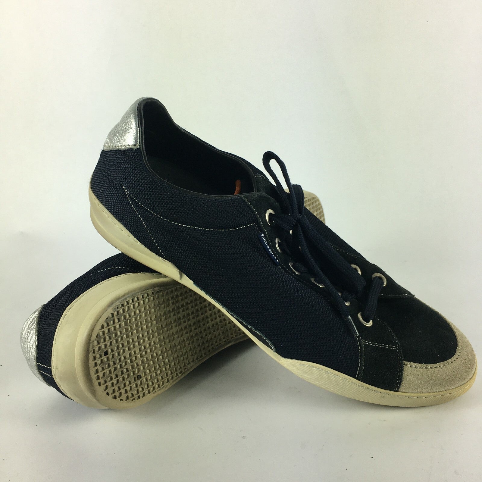 Genuine Paul & Shark  Stylish Sneakers Style Navy Blue Shoes Men Size 44 - 10