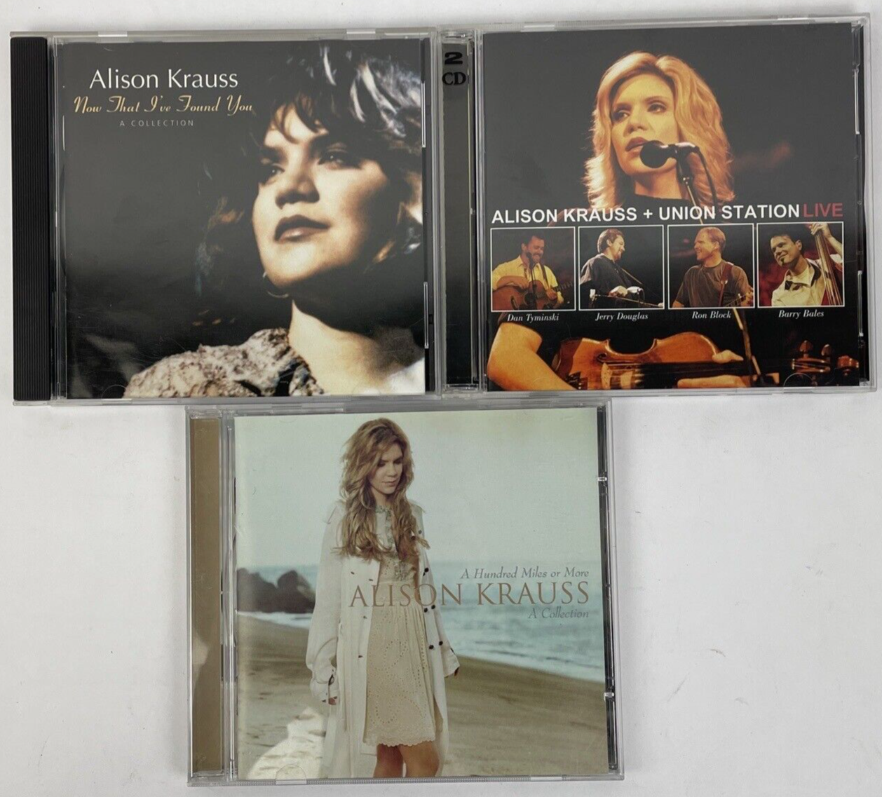 3 x ALISON KRAUSS  CD Lot -  Union Station - ‘LIVE’  = 100 Miles or More + NTIFY