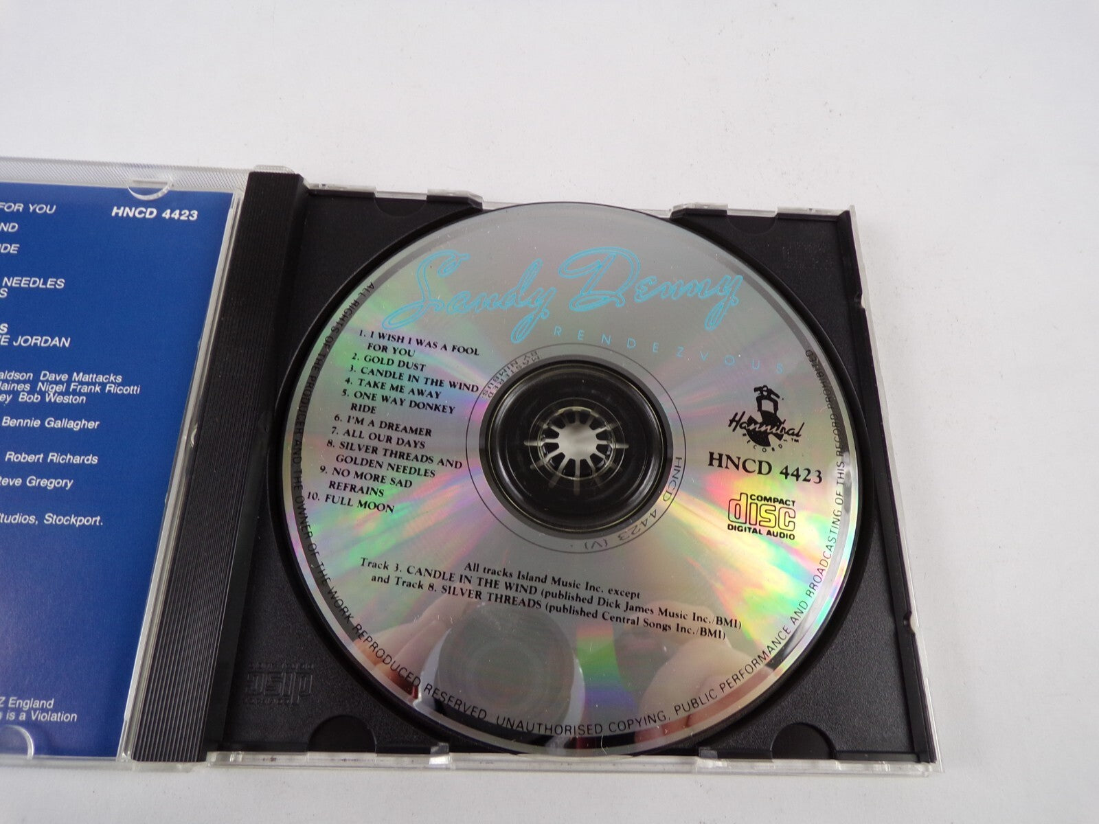 Sandy Denny Rendezvous I Wish I Was A Fool For You Candle In The Wind CD#30