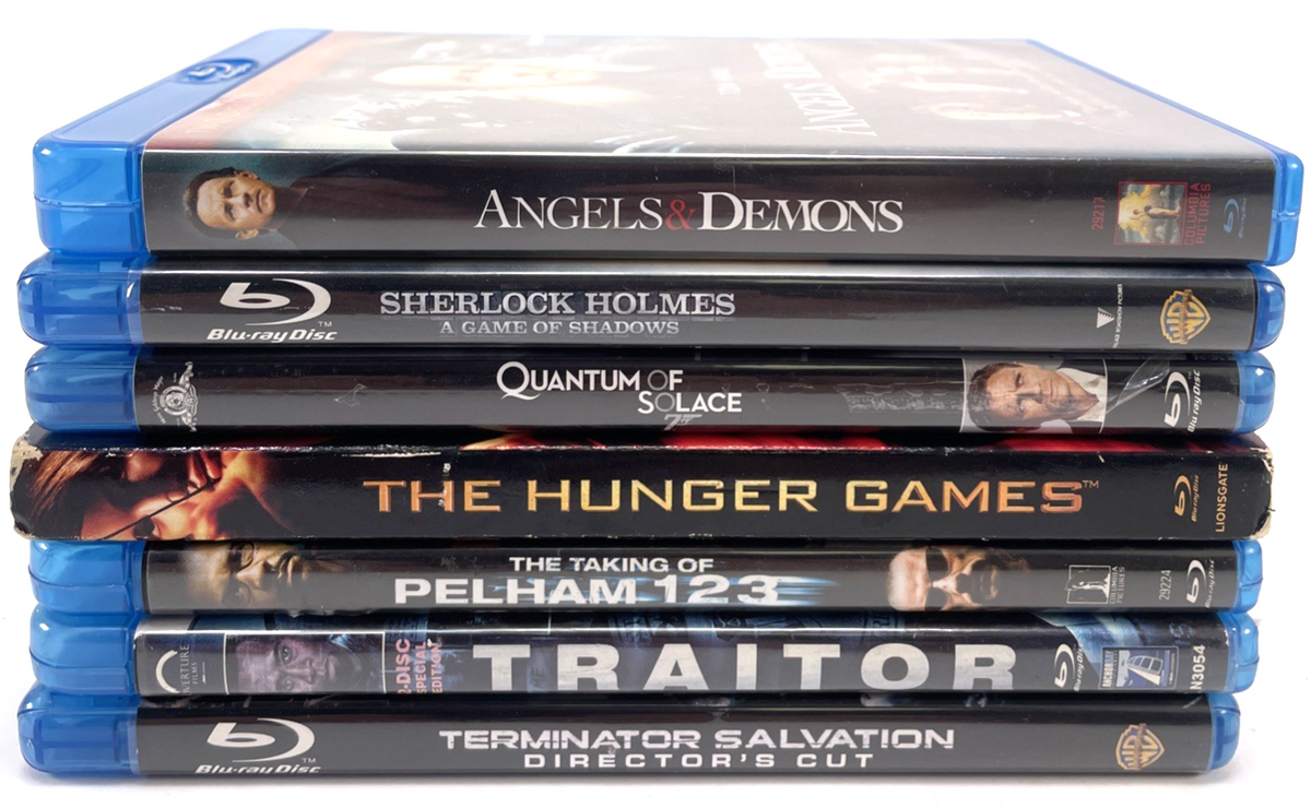 Action Thriller Blu-ray Lot of 7 Traitor, 007 Quantal of Solace, Terminator  +++
