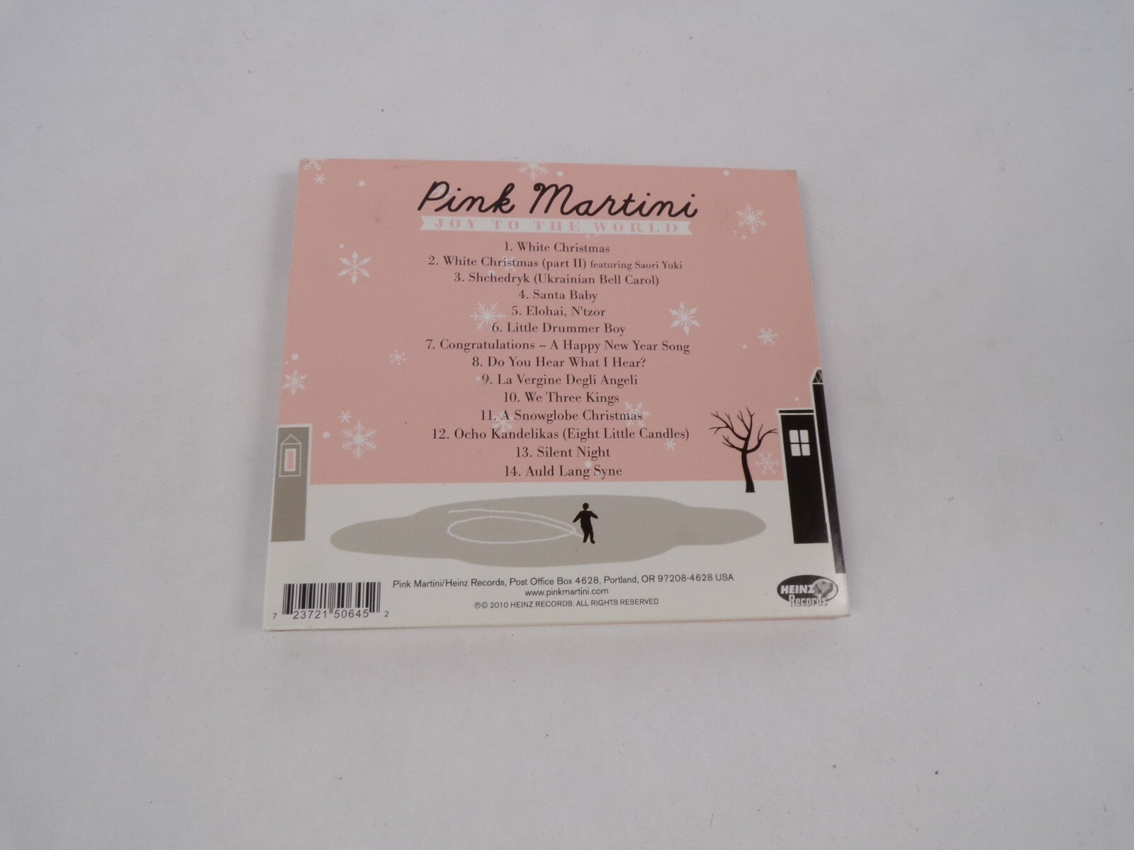 Pink Martini Joy To The World White Christmas Shchedryk Santa Baby Elohai, CD#63