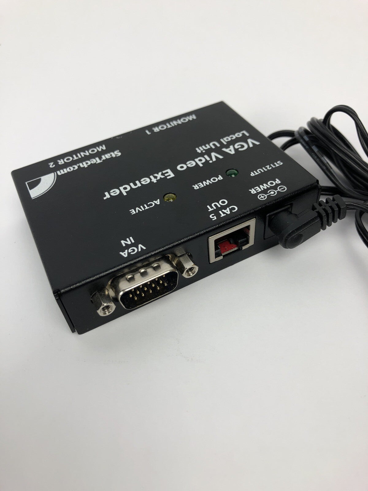 STARTECH 2 PORT VGA VIDEO EXTENDER LOCAL UNIT MODEL C5F600D632 With Power Supply