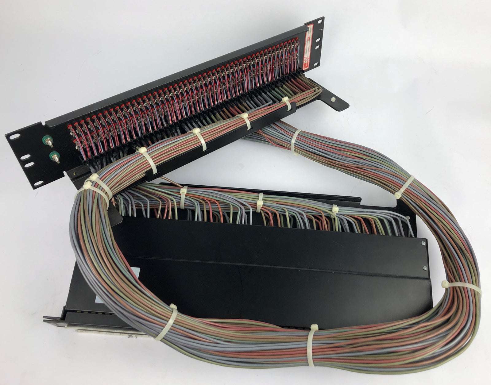 ADC 96 Bantam TT patchbay connected  to ADC UP-96NMKII  PPC RACKMOUNT PATCHBAY 4