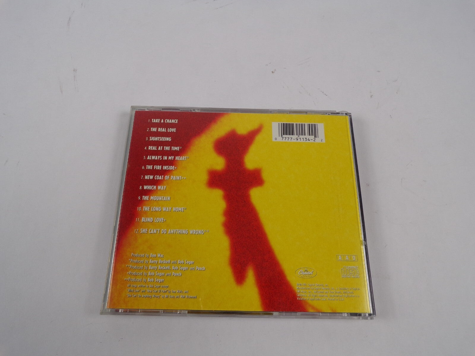 BobSeger and The Silver Bullet Band The Fire Inside Take A Chance Whichway CD#47