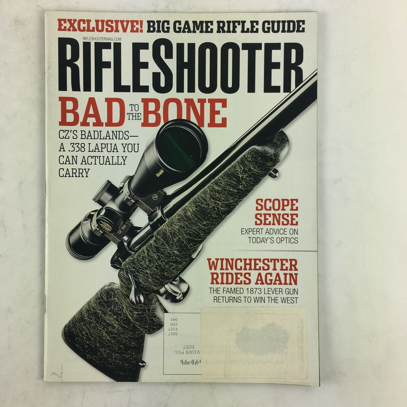September 2015 Rifle Shooter Magazine Hunting Rifle Roundup .22-250 M1A CZ 557
