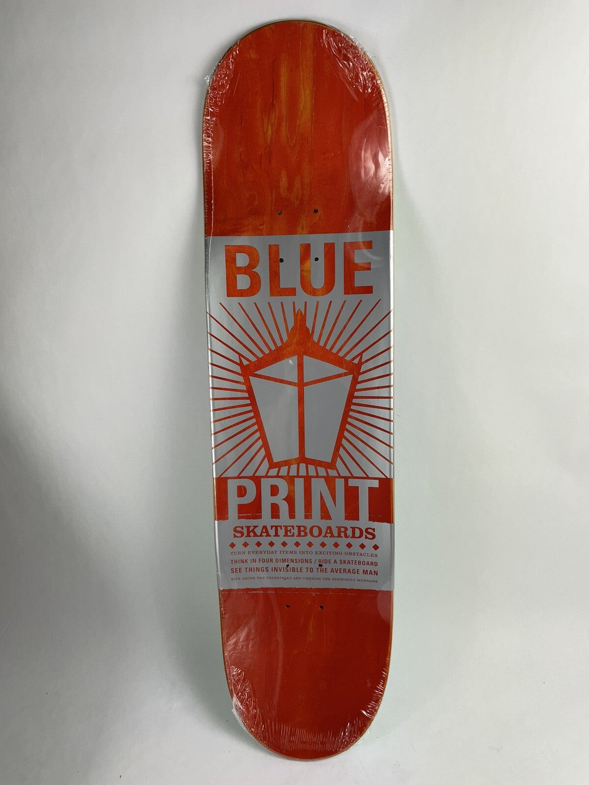 BLUEPRINT skateboards deck 8.5" RARE quality Spray Heart Bright Green