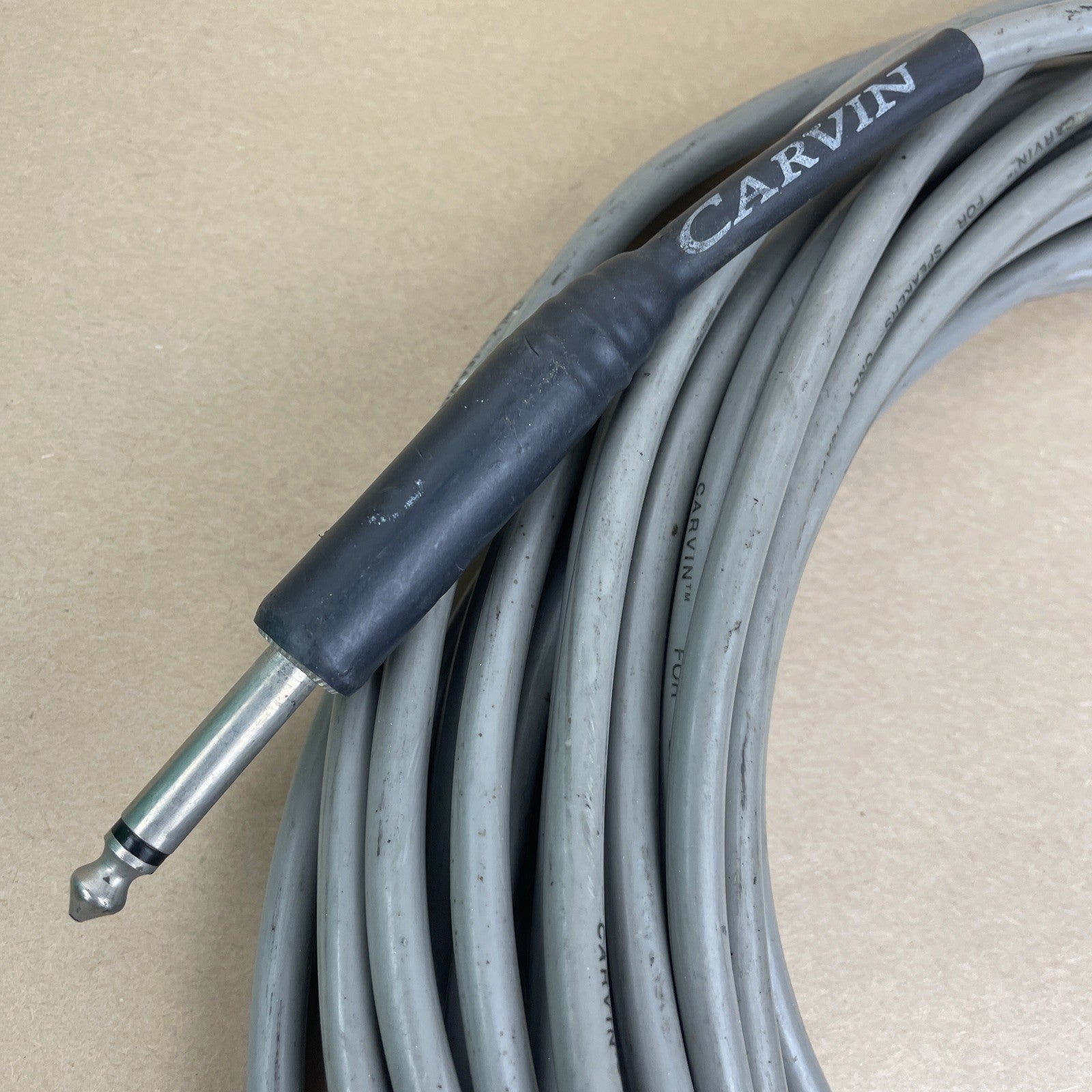 OEM CARVIN Mic Microphone Guitar Cord Connection Male 1/4" TS Jack 50' 50 Feet