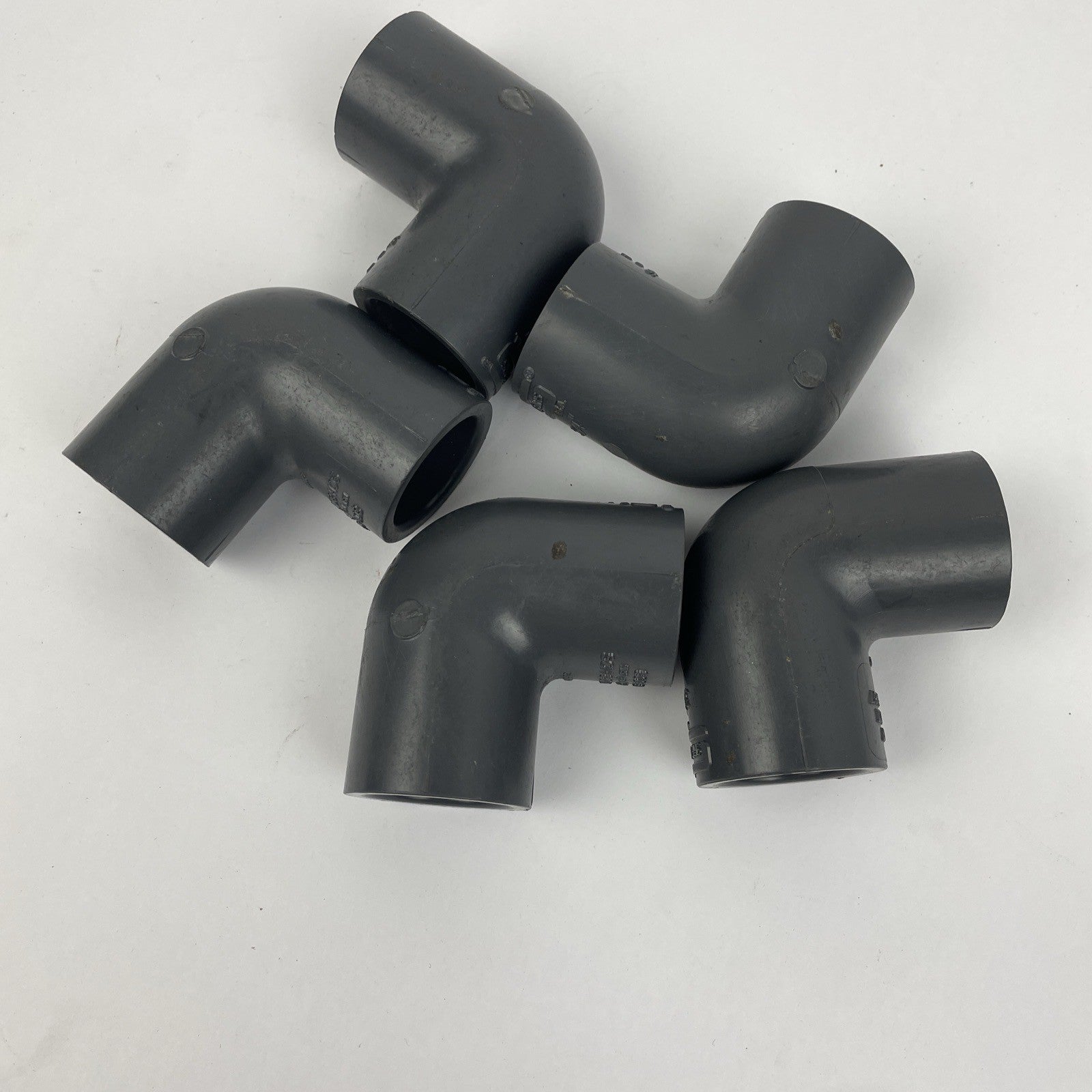 Lot of 6 x LASCO Spears USA 3/4" PVC 90 Degree Elbow #806-007 SCH 80 D2467