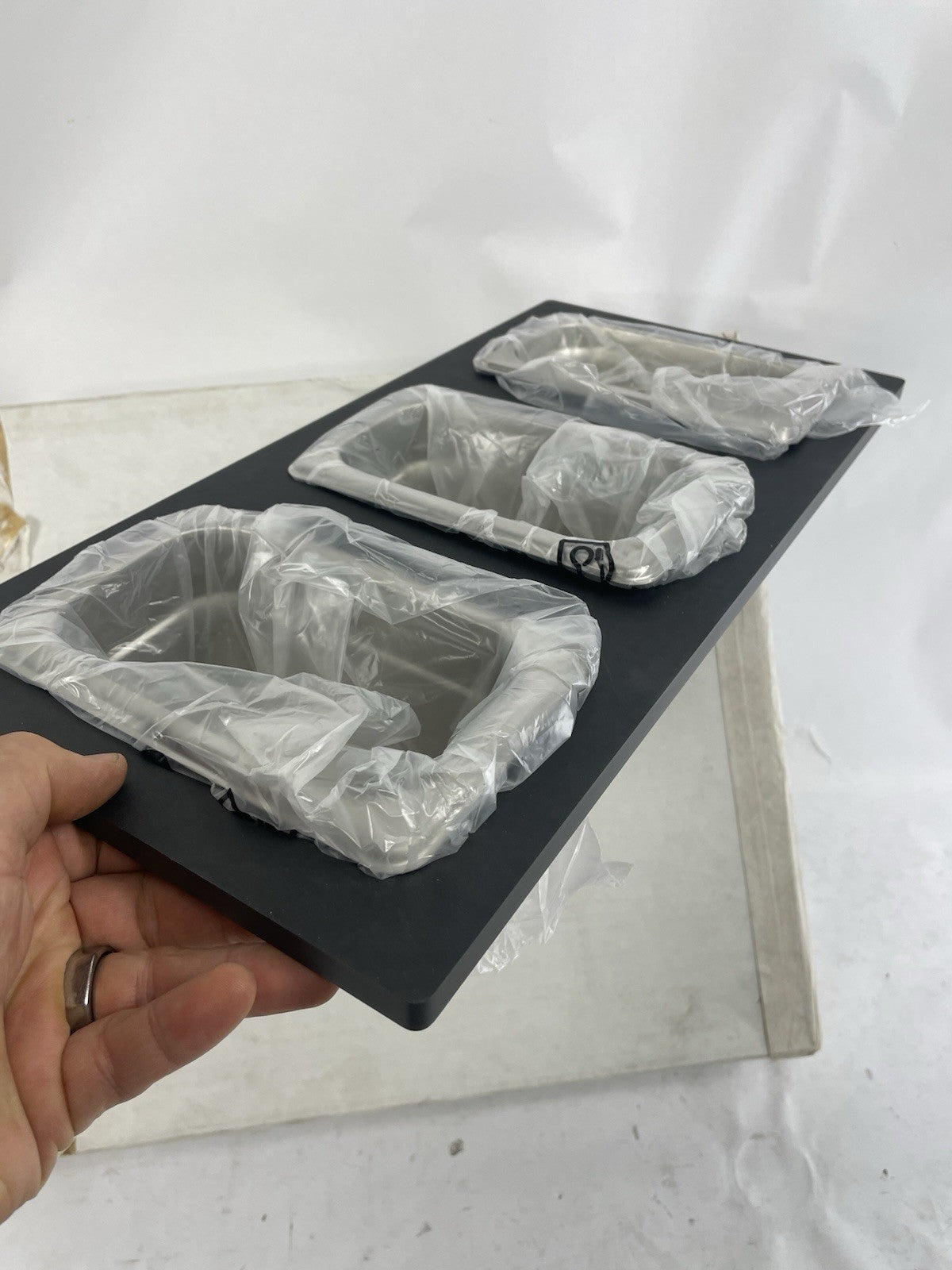 The Galley  Kitchen Condiment Serving Board Container x 3 units