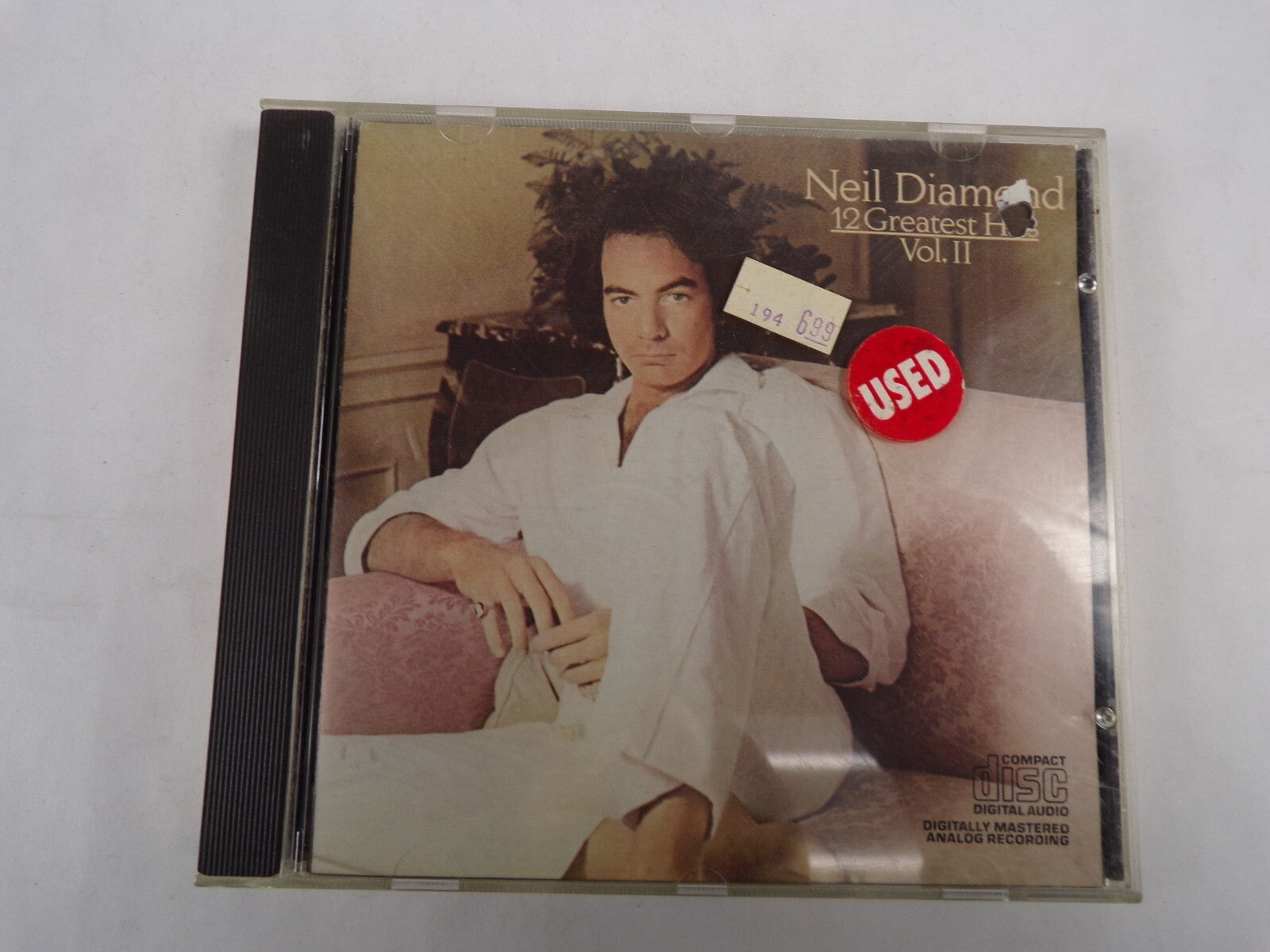Neil Diamond 12 Greatest Hits Volume ll Beautiful Noise Hello Again Desire CD#55