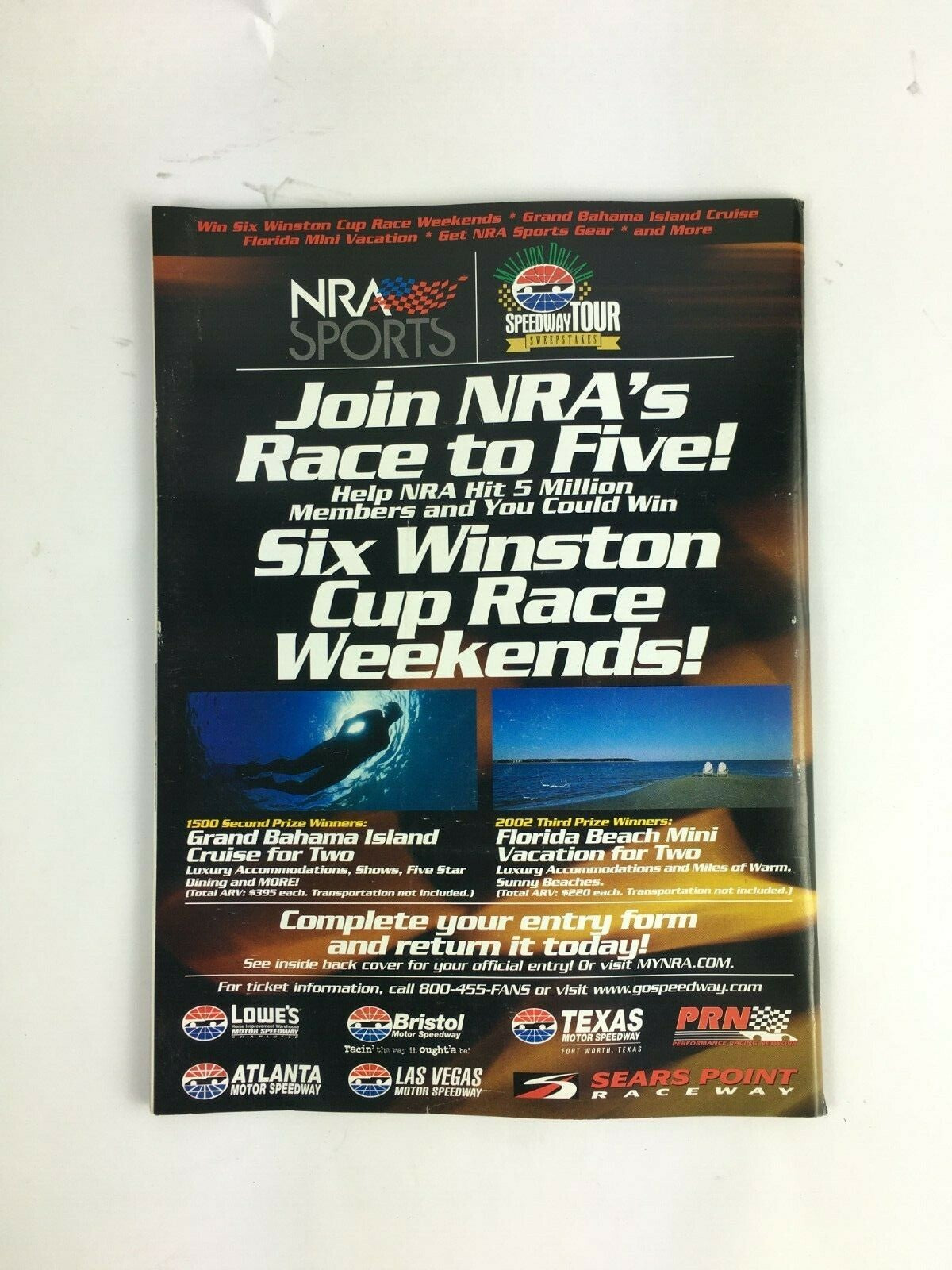 May 2002 American Hunter Magazine Join NRA's Six Winston Cup Race Weekends! 