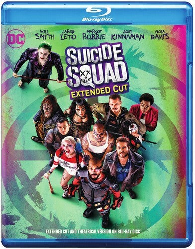 Suicide Squad Extend Cut Blu-ray DVD 2002 Will Smith Viola Davis Jared Leto Mint