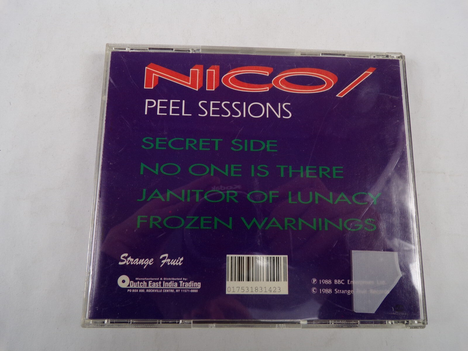 The Peel Session Secret Side No One Is There Janitor Of Linacy Frozen CD#56