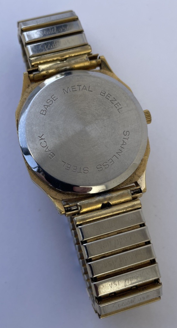 Vintage Dufonte Ladies Gold Tone Watch Lucien Piccard Quartz