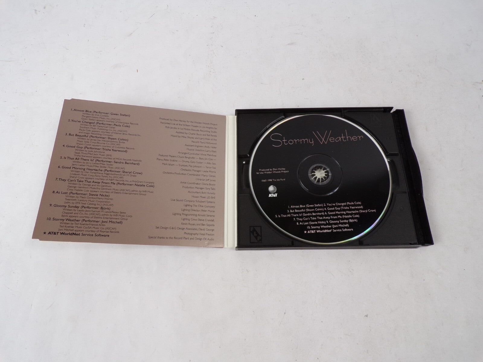 AT&T Presents Stormy Weather Almost Blue You've Changed But Beautiful CD#62