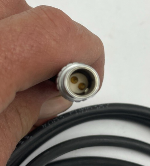 LEMO 2 PIN FGG.1B Male to  4-pin XLR Male Black GLD Neutrik Cable Connection 60"