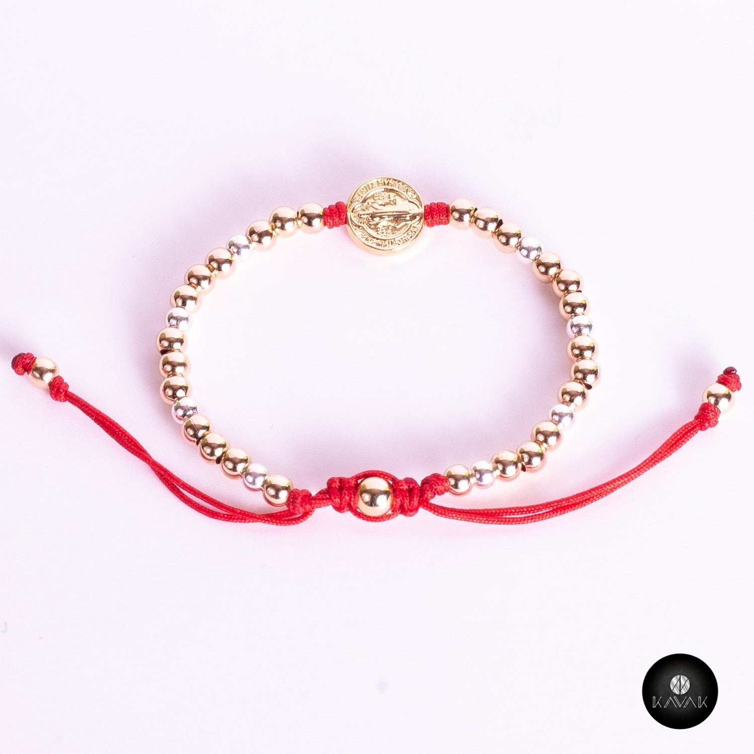 Kavak - Handmade Fire Beads Adjustable Women's Bracelet