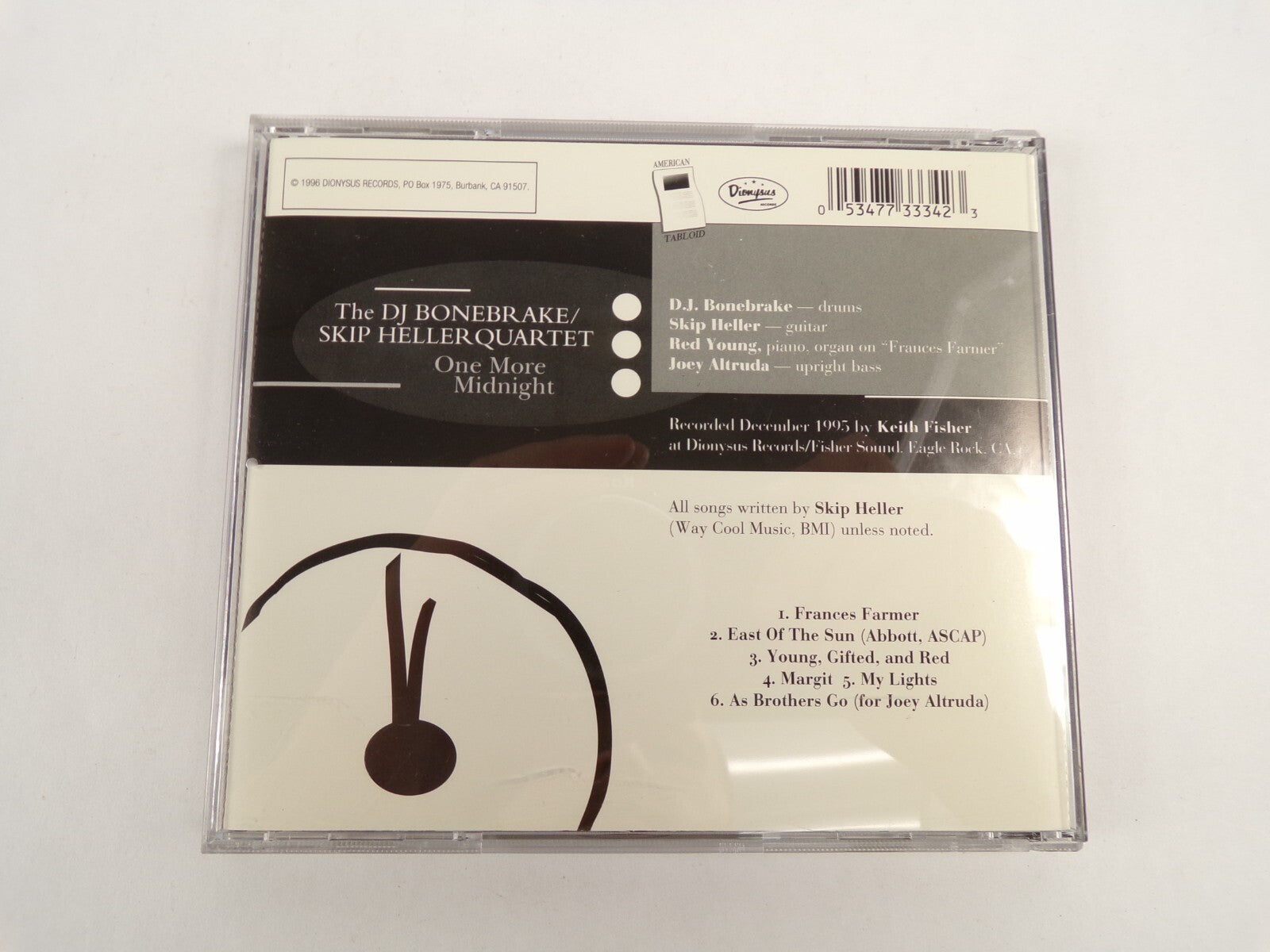 One More Midnight The D J Bonebrake Skip Heller Quartet Margit CD#50