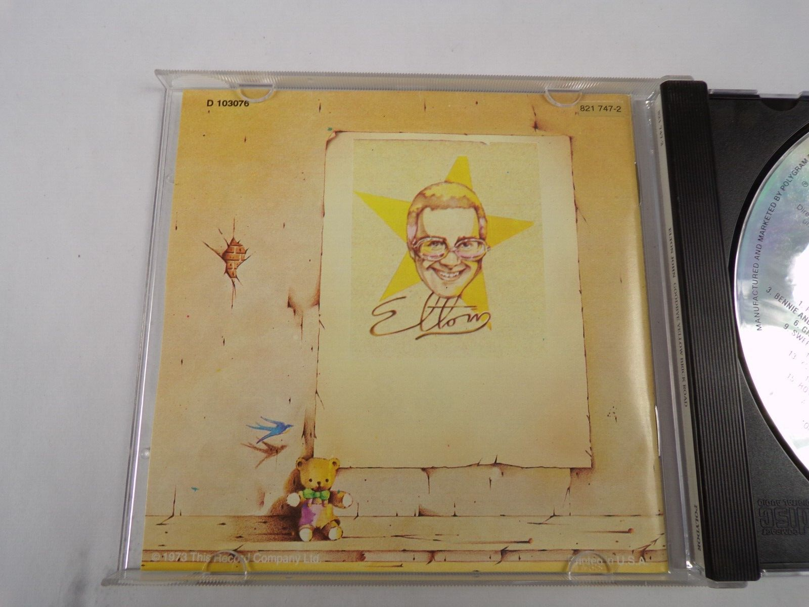 Elot John Goodbye Yellow Brick Road Funeral For A Friend Harmony CD#58