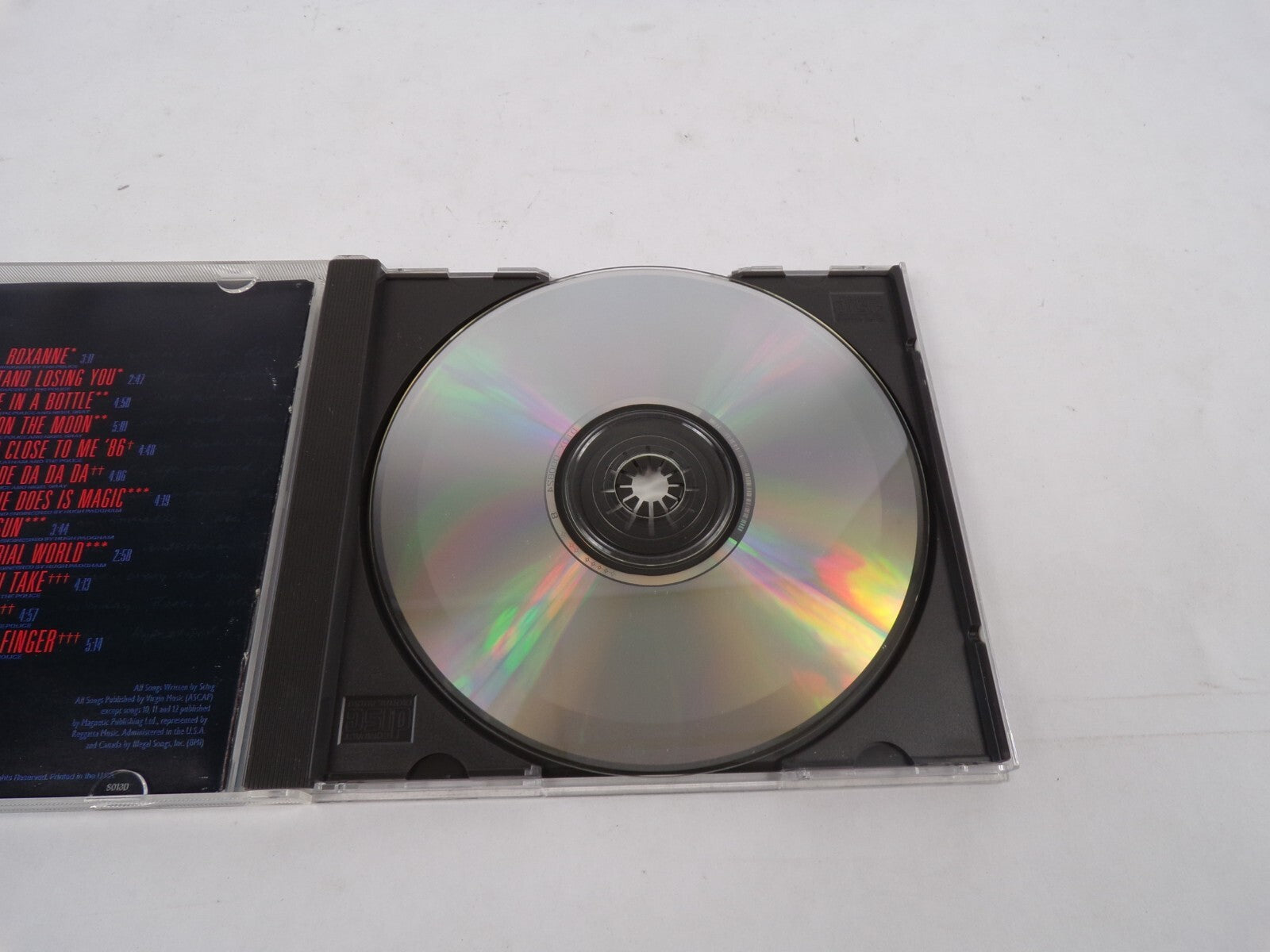 The Police Every Breath You Take The Singles Roxanne Can't Stand Losing YouCD#25