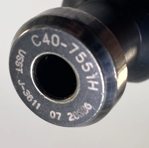 HPI America CAT40 HEM 1/2" - 65 CNC Collet Chuck Tool Holder w USST Pull Stud