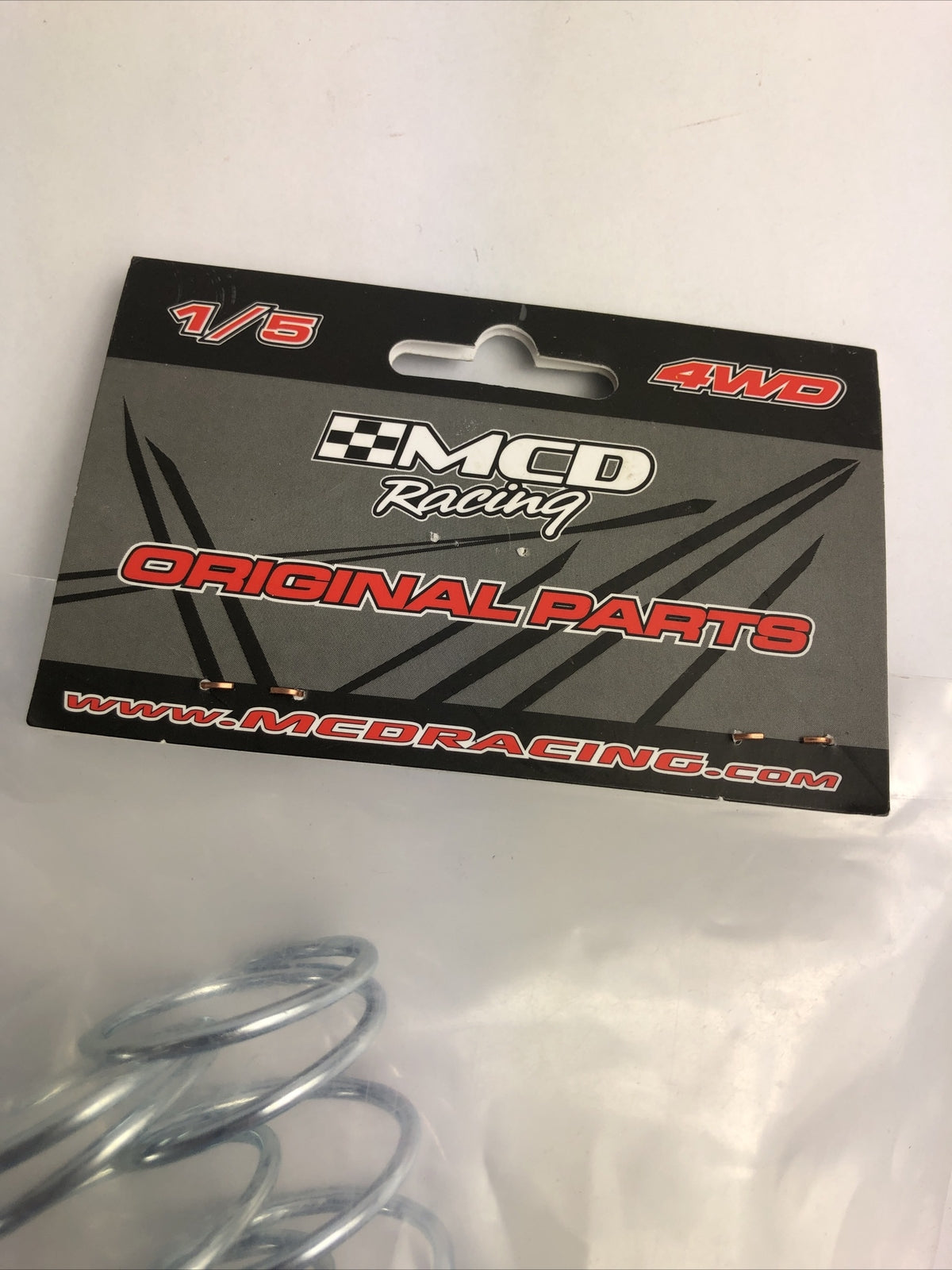 MCD Racing M 321101S - Rear Shock Absorber Spring C=11kg/75mm (2.6mm) LOOK
