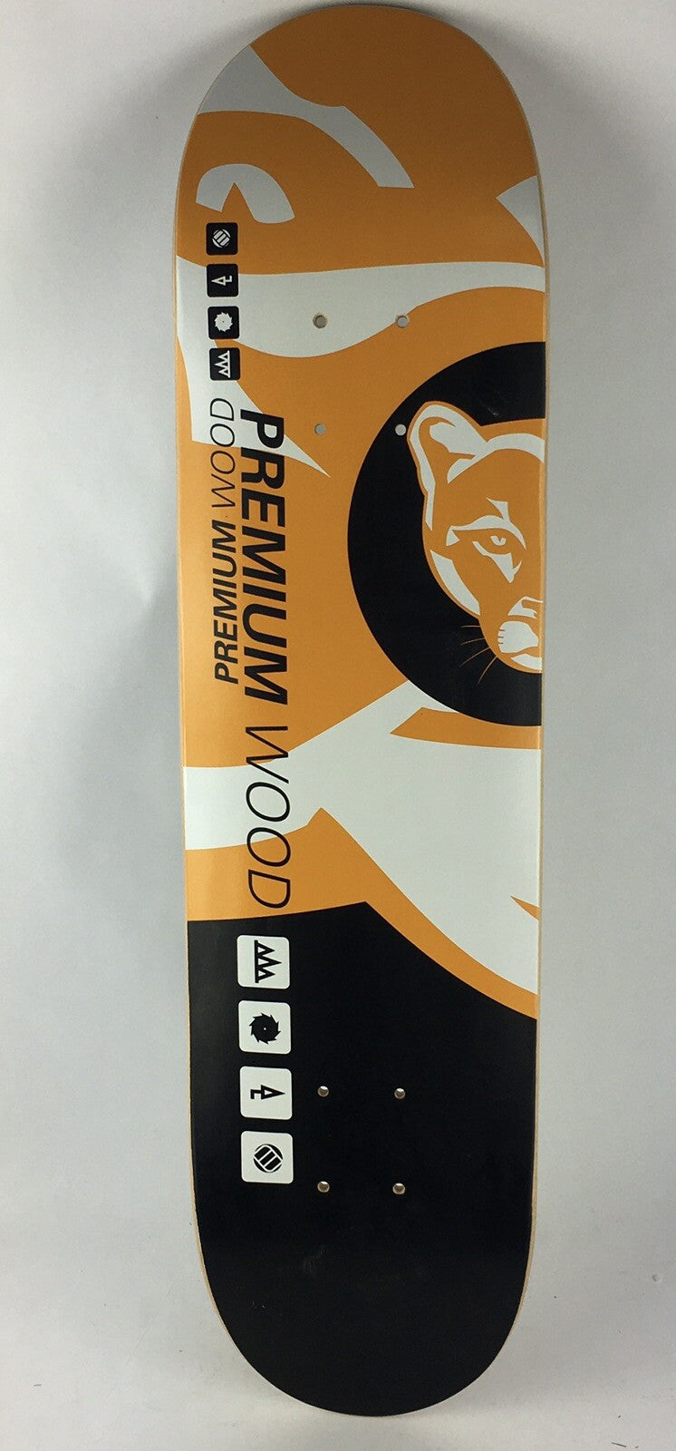 2002- Premium Wood Skateboard Team Deck Vintage Cougar