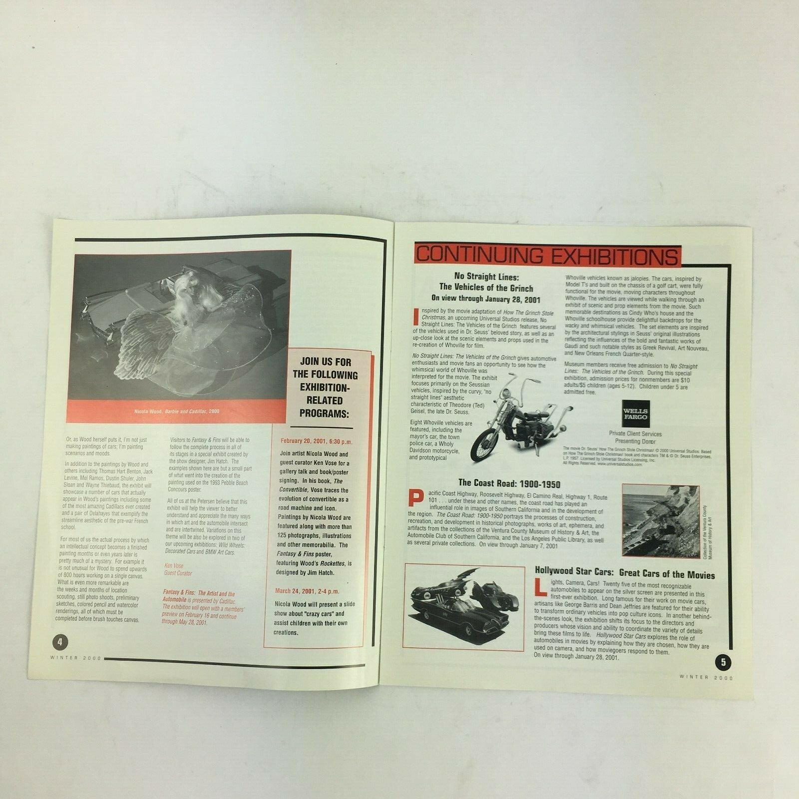 Winter 2000 Petersen Quarterly Fantasy & Fins The Artist and the Automobile