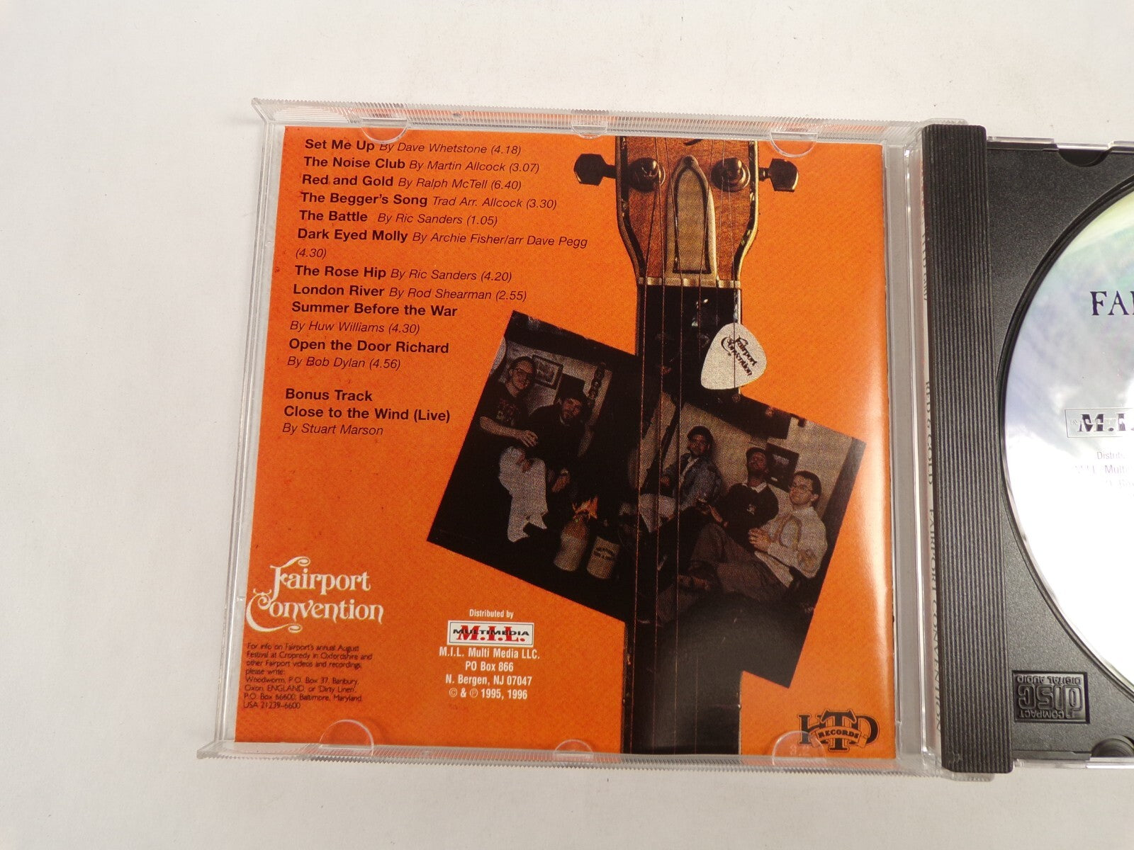 Fairport Convention Red & Gold Set Me Up The Noise Club The Rose Hip CD#52