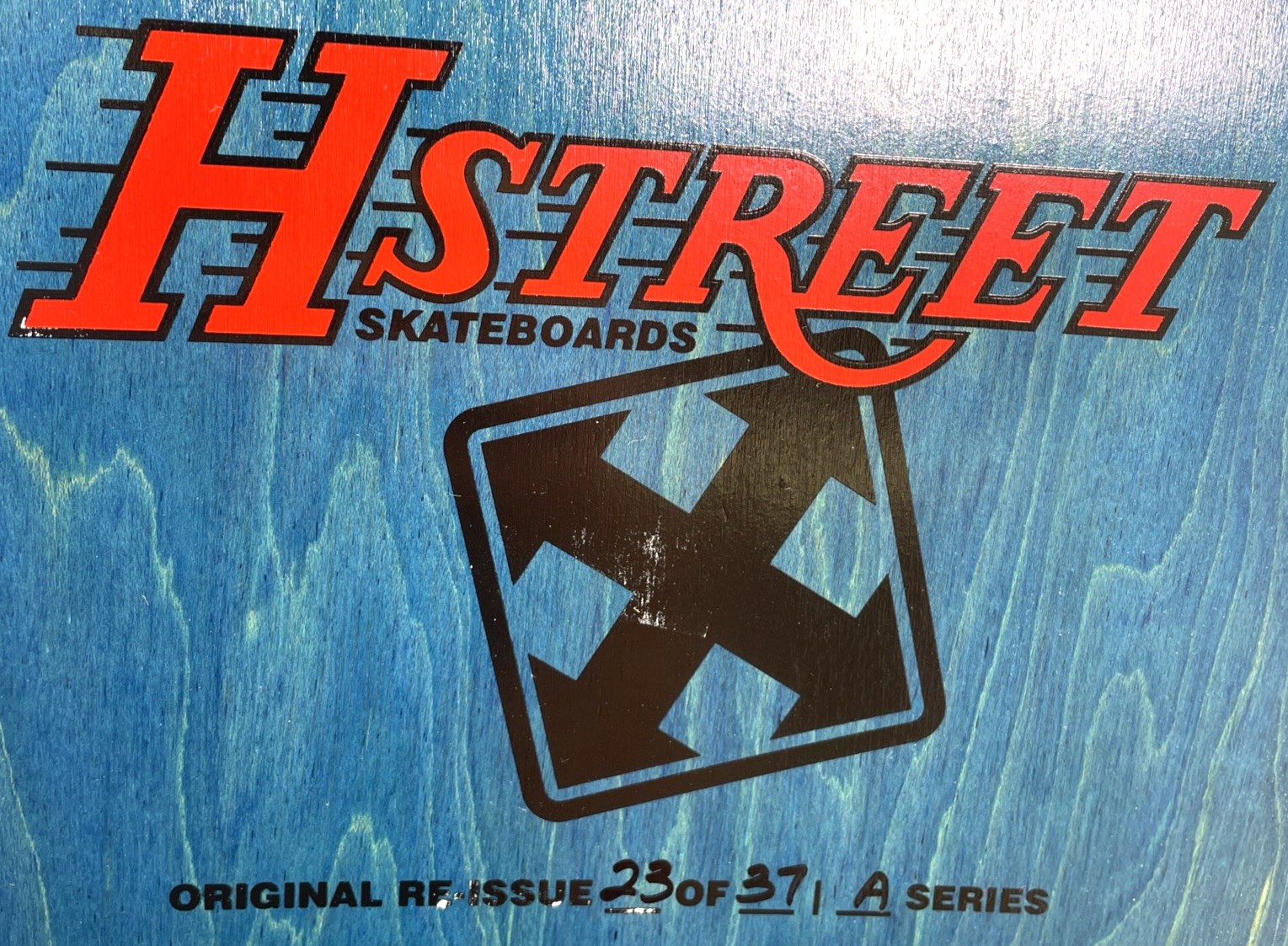 H-STREET SKATEBOARDS ART GODOY 1988 Sea Turtle SKATEBOARD DECK USA MADE A Series