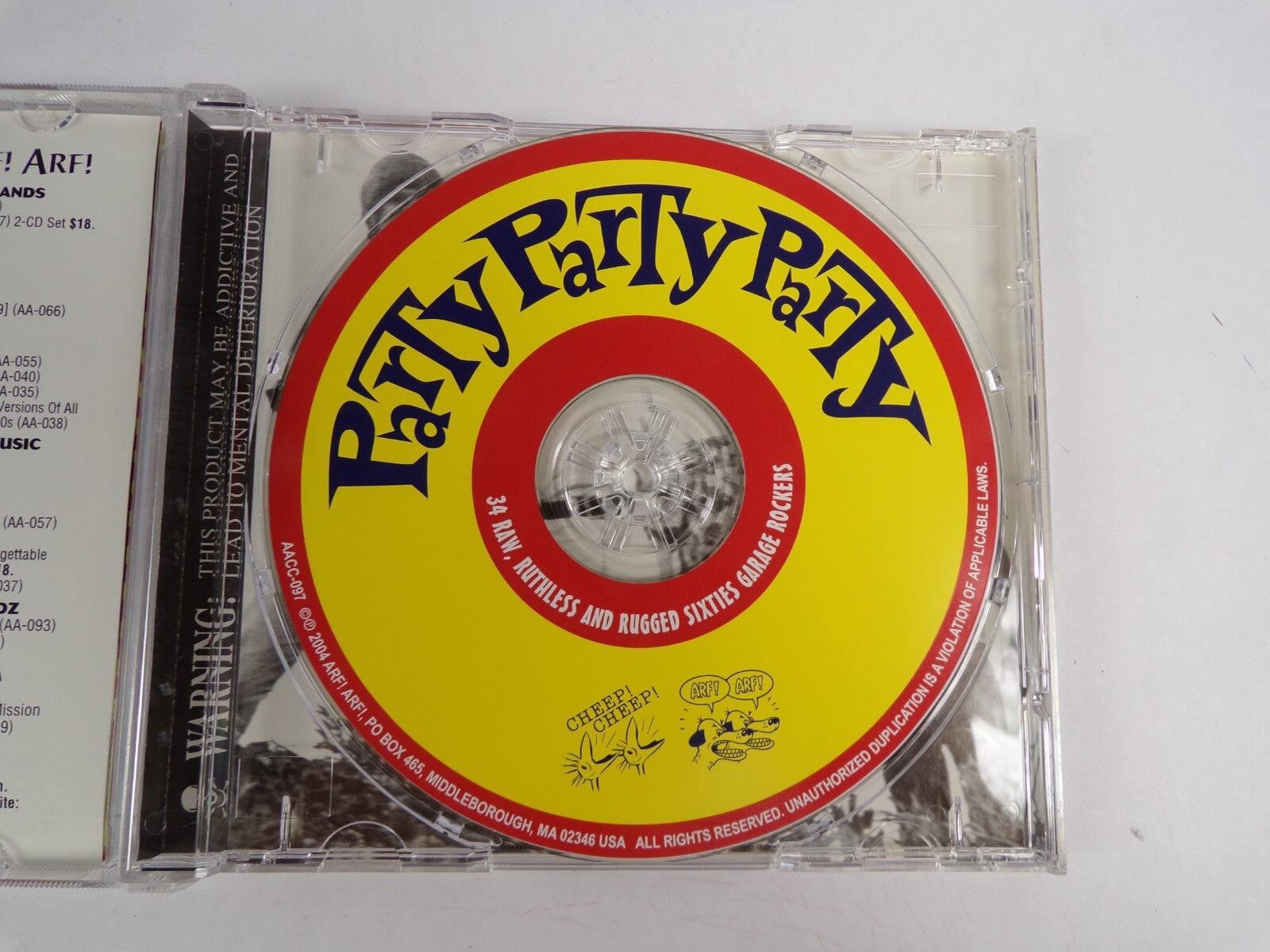 Party Party Party Sixties Garage Rockers CD #12