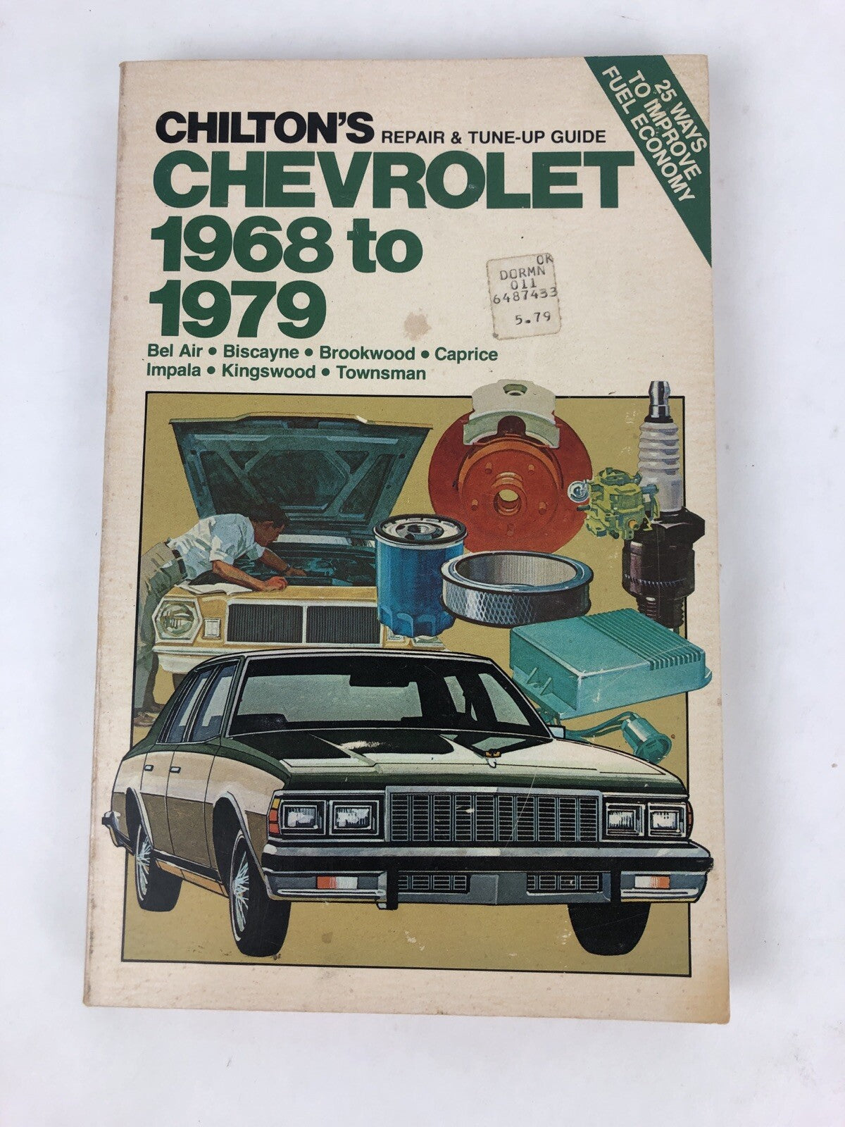 Chilton's Repair Tune-Up Guide Manual Chevrolet 1968 to 1979 - Free Shipping