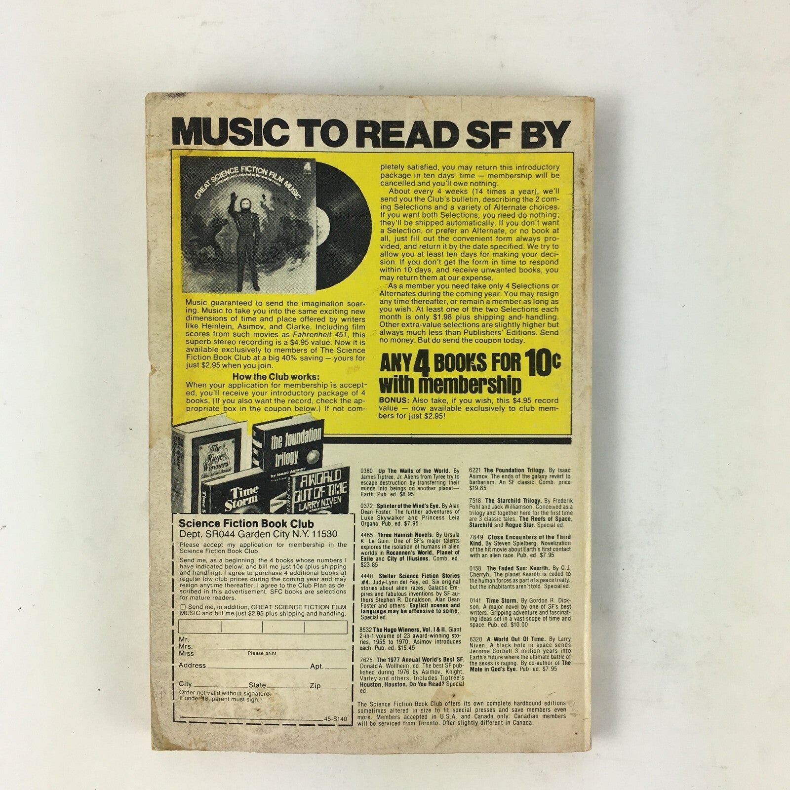August 1978 Isaac Asimov's Science Fiction Magazine Larry Nivens John Brunner