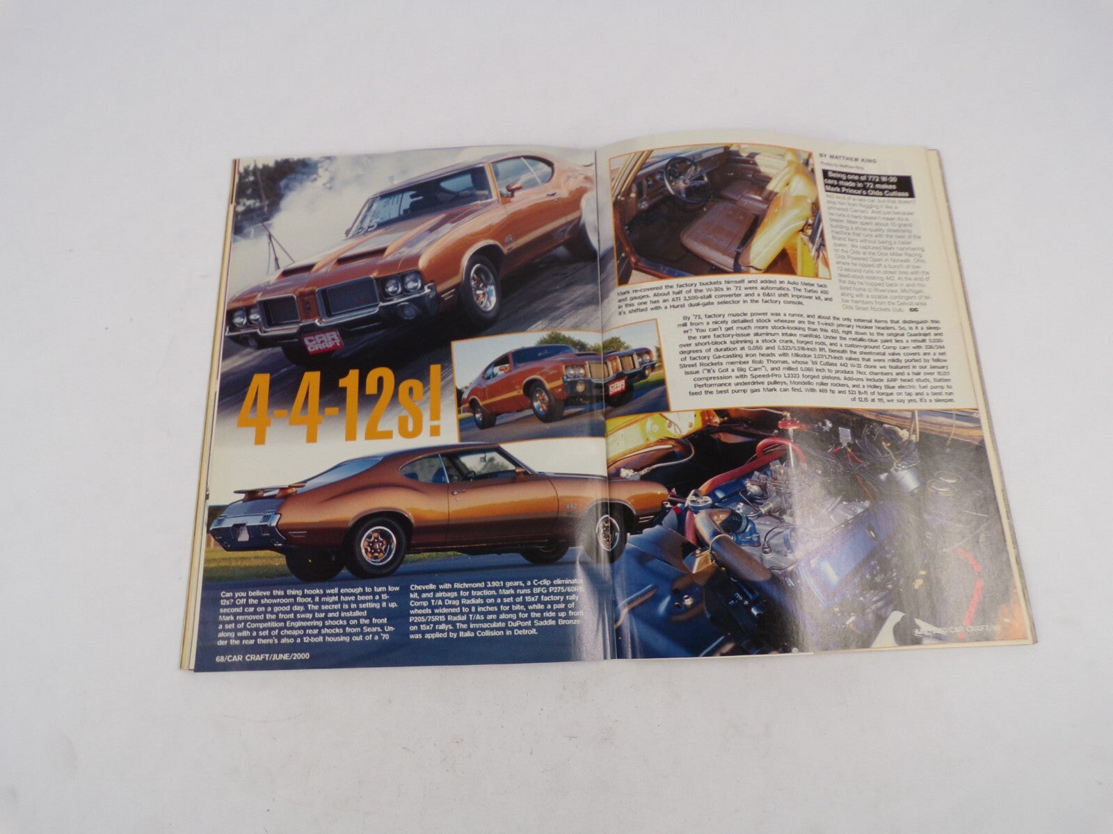 June 2000 Car Craft Look Stock Haul Ass 11-Second Street Cars Sleeper Pontiac