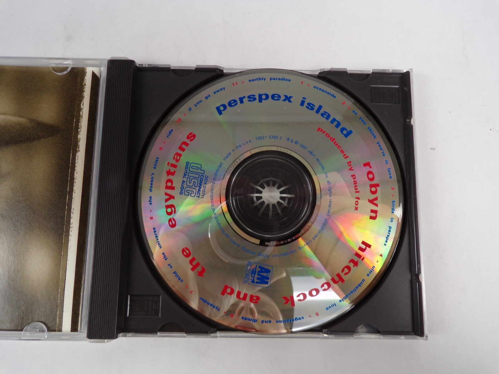 Robyn Hitchcock And The Egyptians Perspex Island CD #24