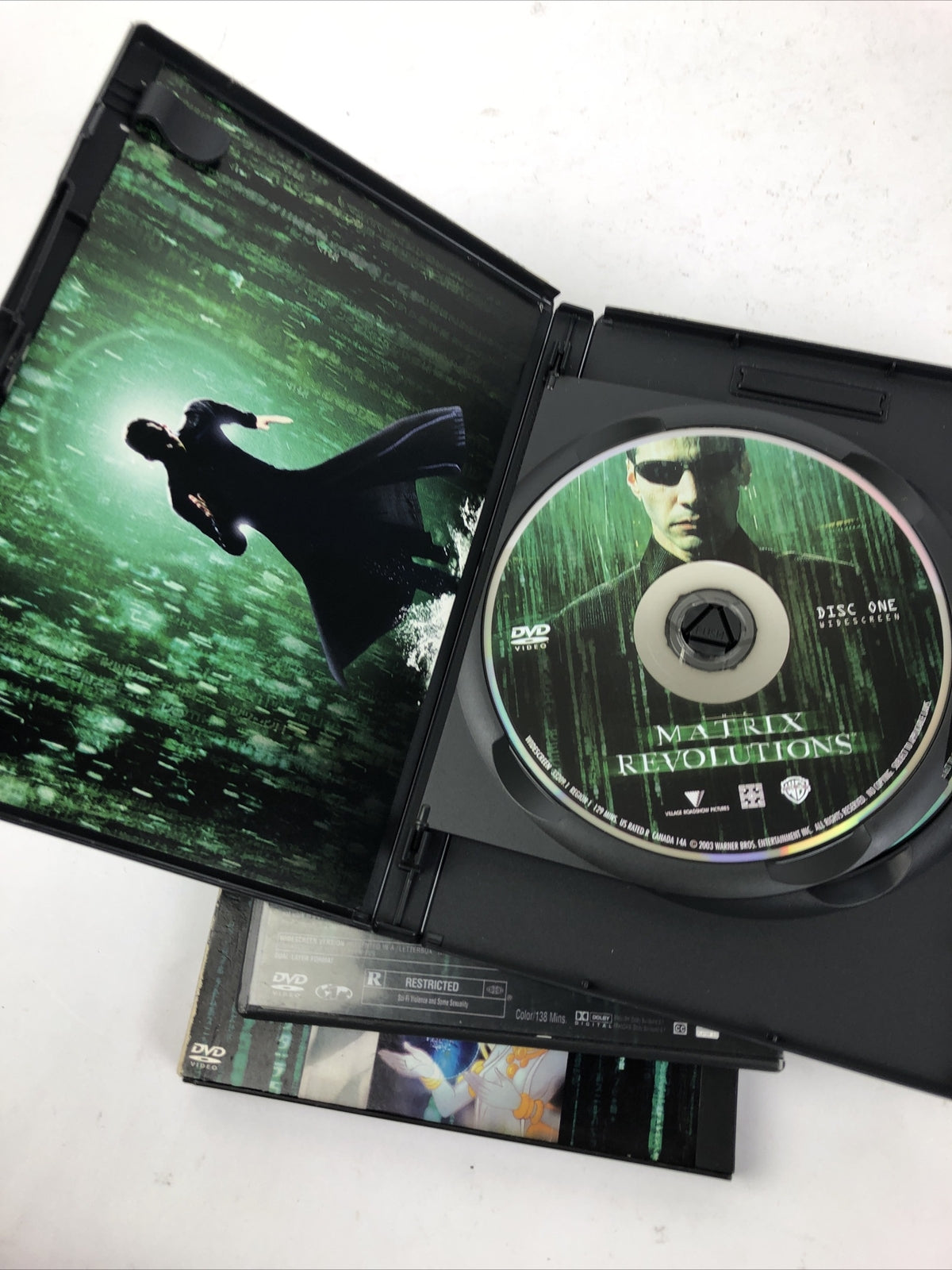 Lot of Three The Matrix Revolutions  RELOADED + Animatrix ( DVD Video )