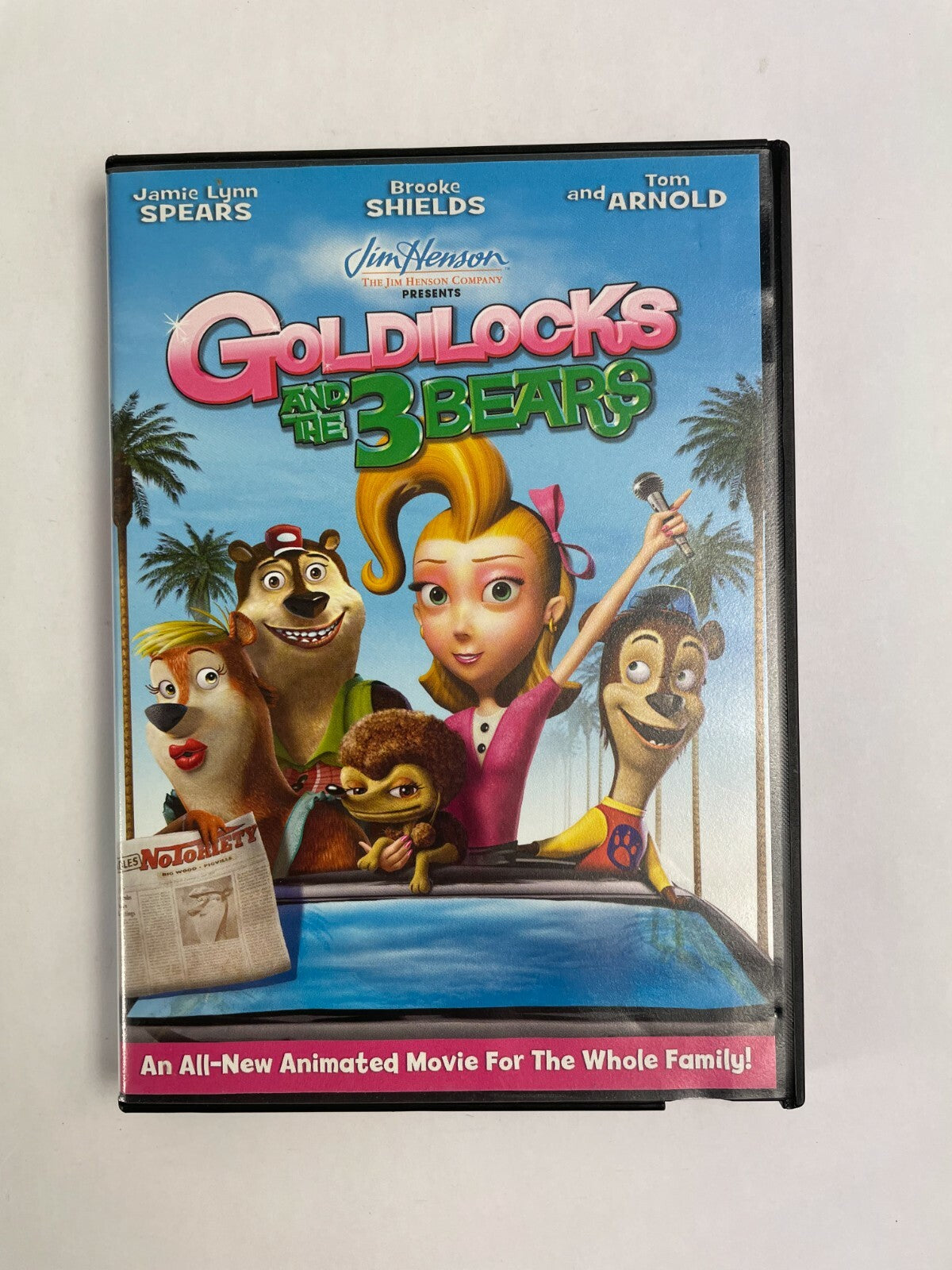 GoldiLocks and The 3 Bears Jamie Lynn Spears Brooke Shields Tom Arnold DVD Movie