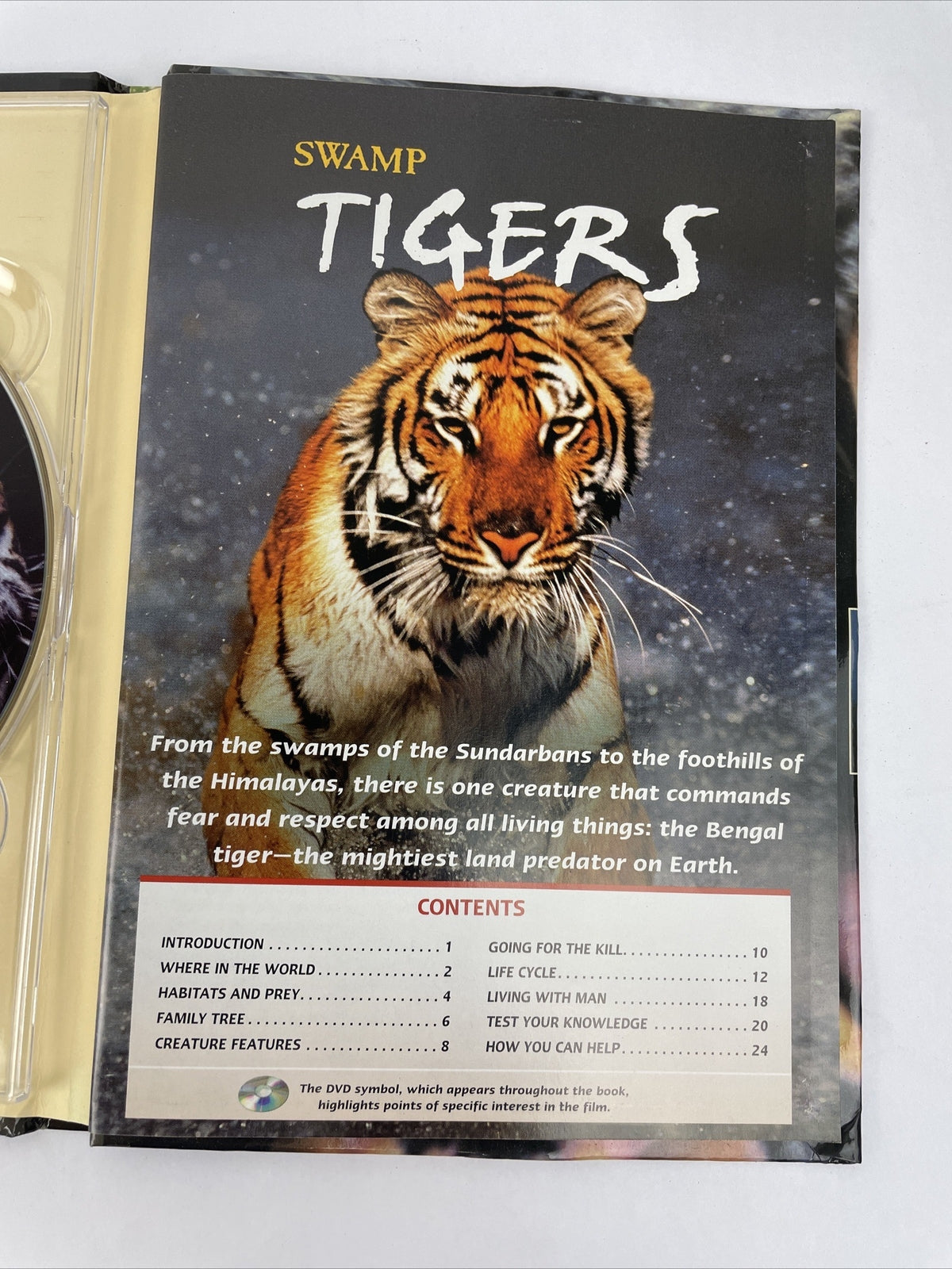 Swamp Tigers - Natural Predators Up Close - DVD Video and Info Book