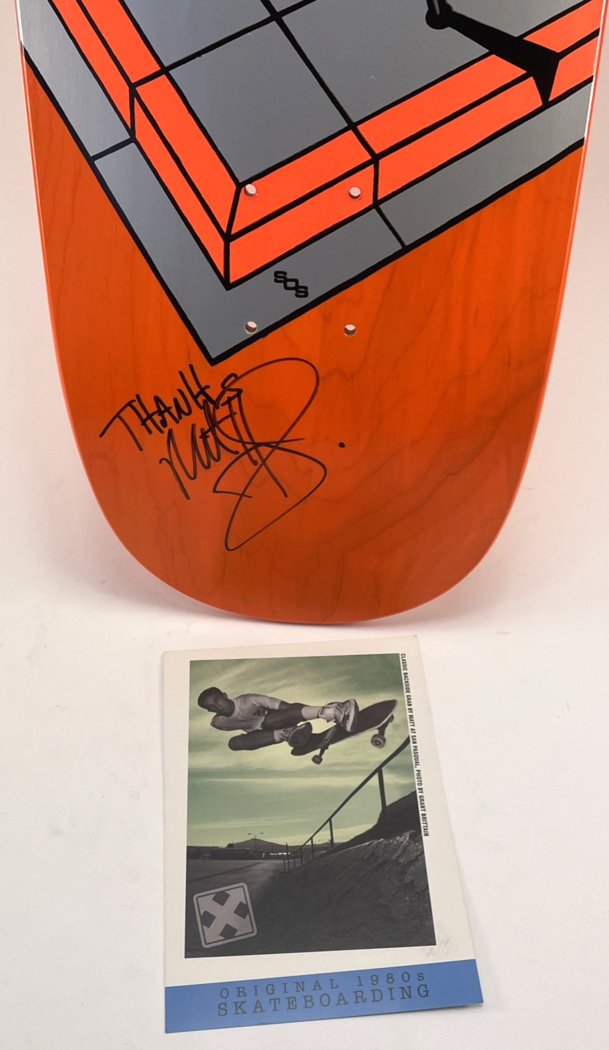 Matt Hensley H-Street Skateboards A Series Vista Pole Street Swinger Signed #24