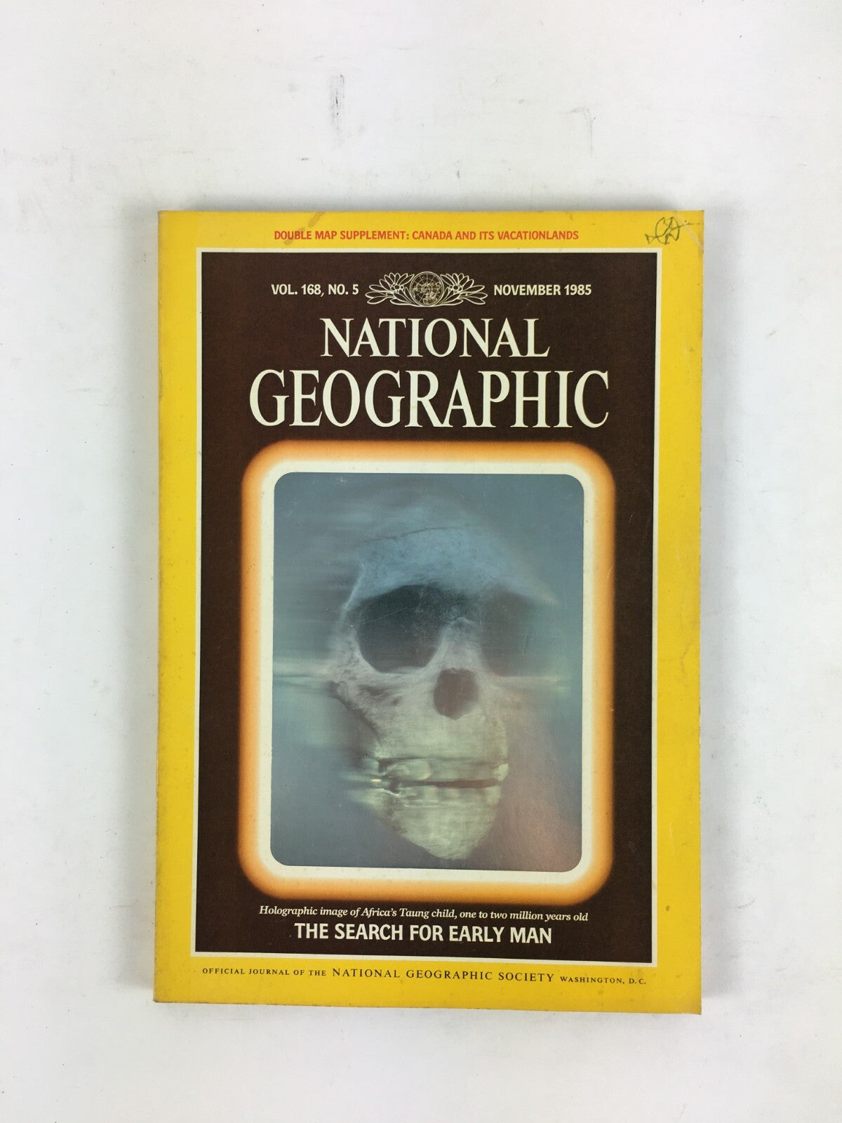November 1985 NationalGeographic Magazine The Search for Earley Man Taung Child