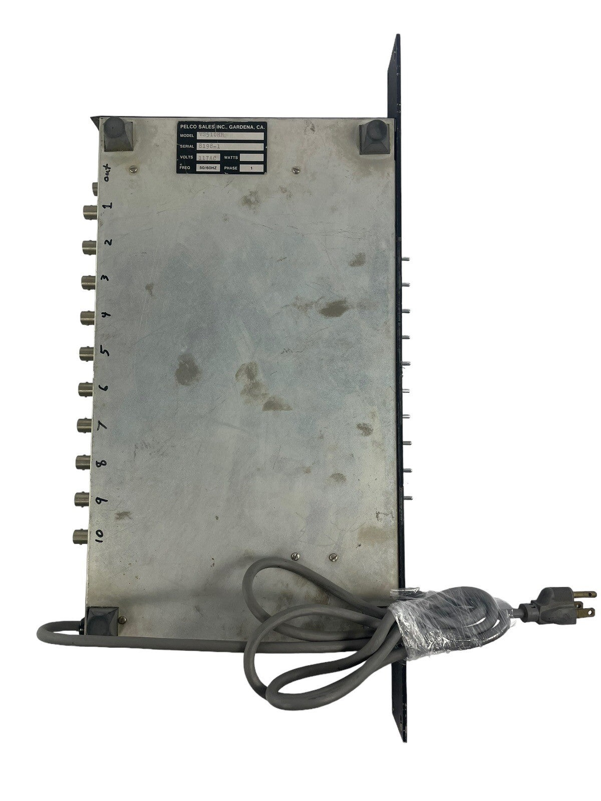 Pelco vs510hr Sequential Switcher 117AC 50/60HZ