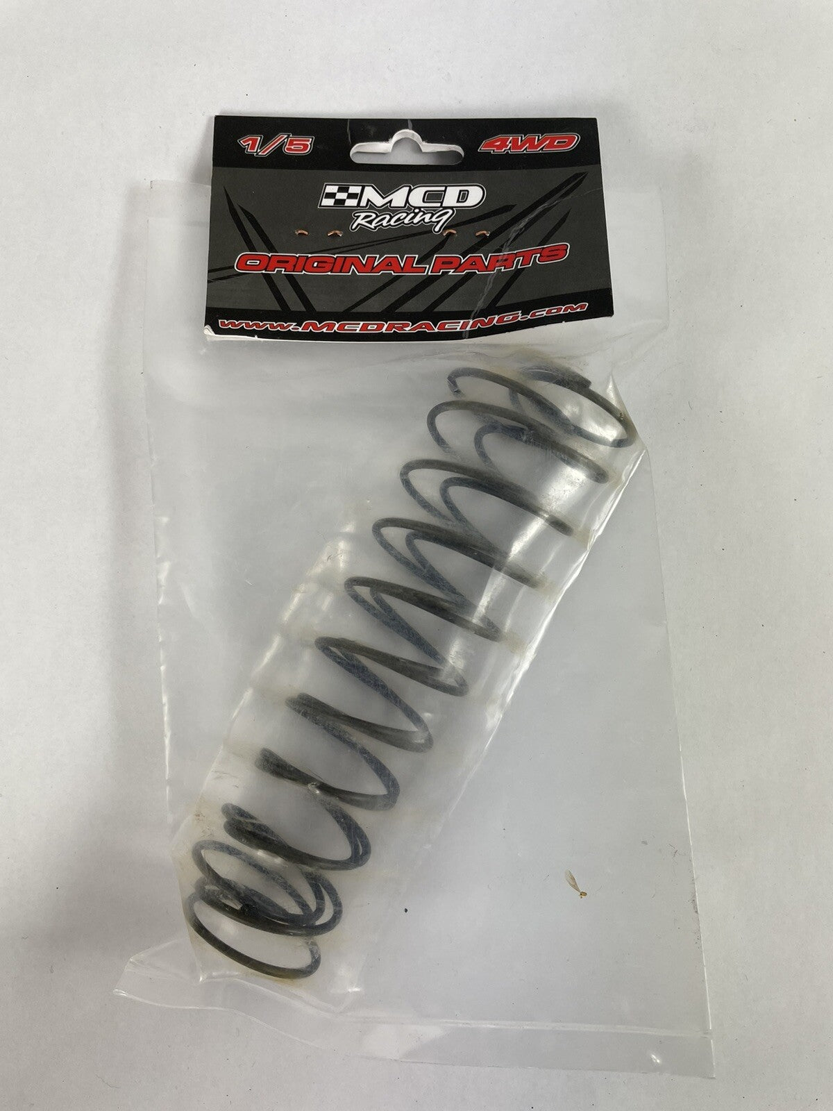 MCD racing RC  : 2 x Rear Shock Absorber Spring C=6.5kg/75mm (2.2mm)