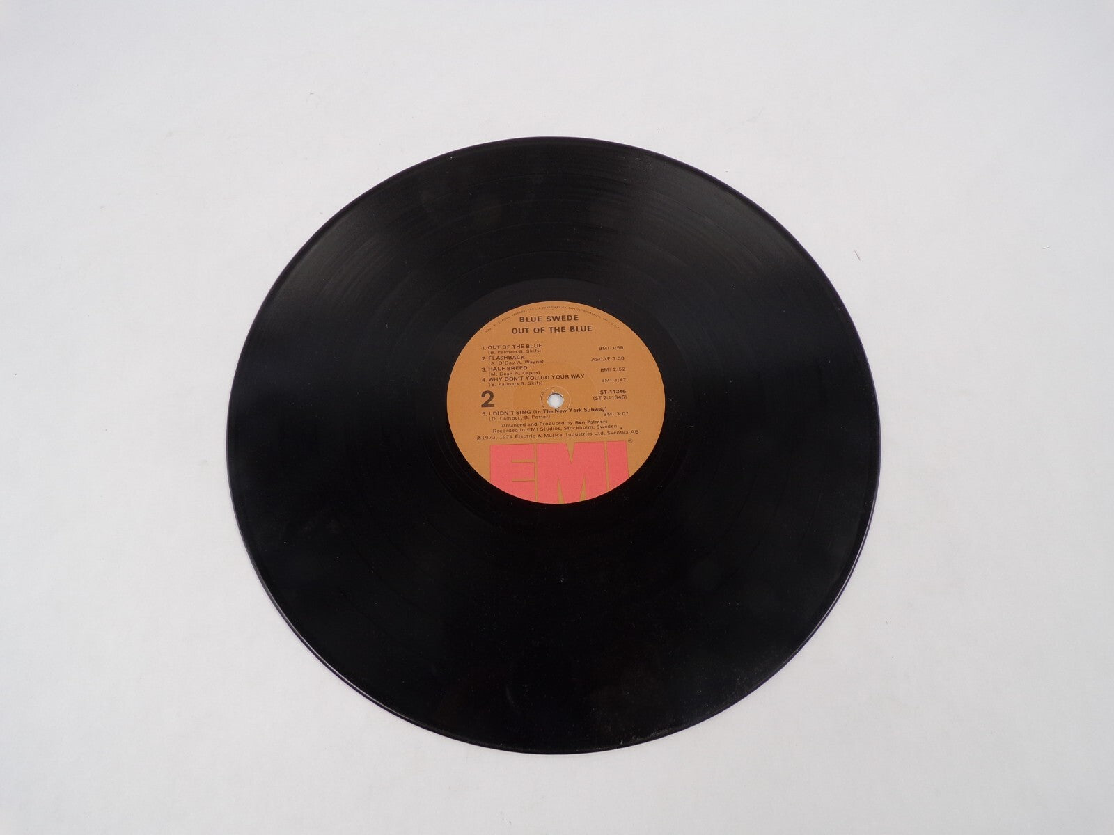 Blue Swede Out Of The Blue Hush/I'm Alive Rock 'N' Roll Vinyl Record