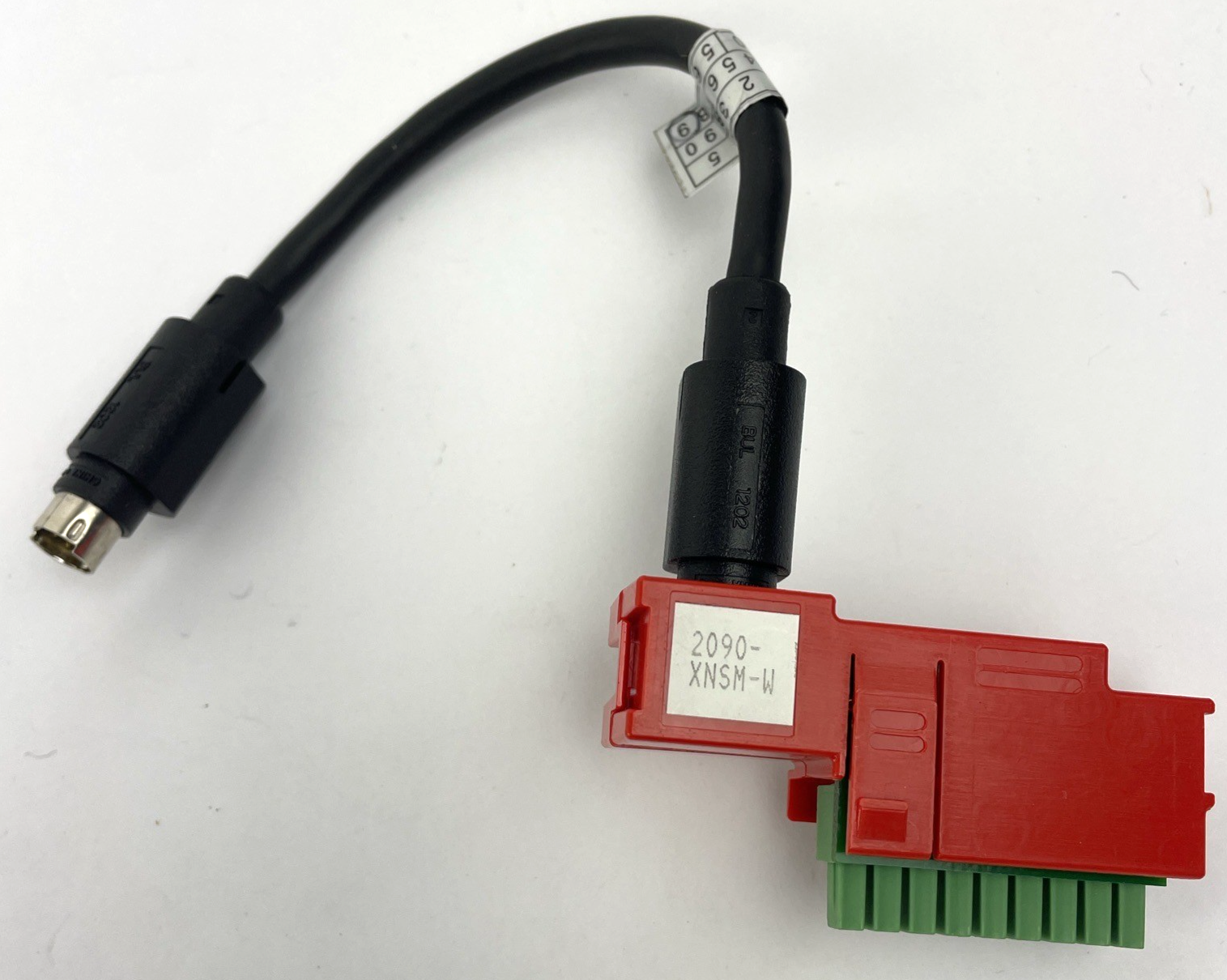 OEM Allen Bradley 2090-XNSM-W Terminal Connector  W/ Cable 1202-C02
