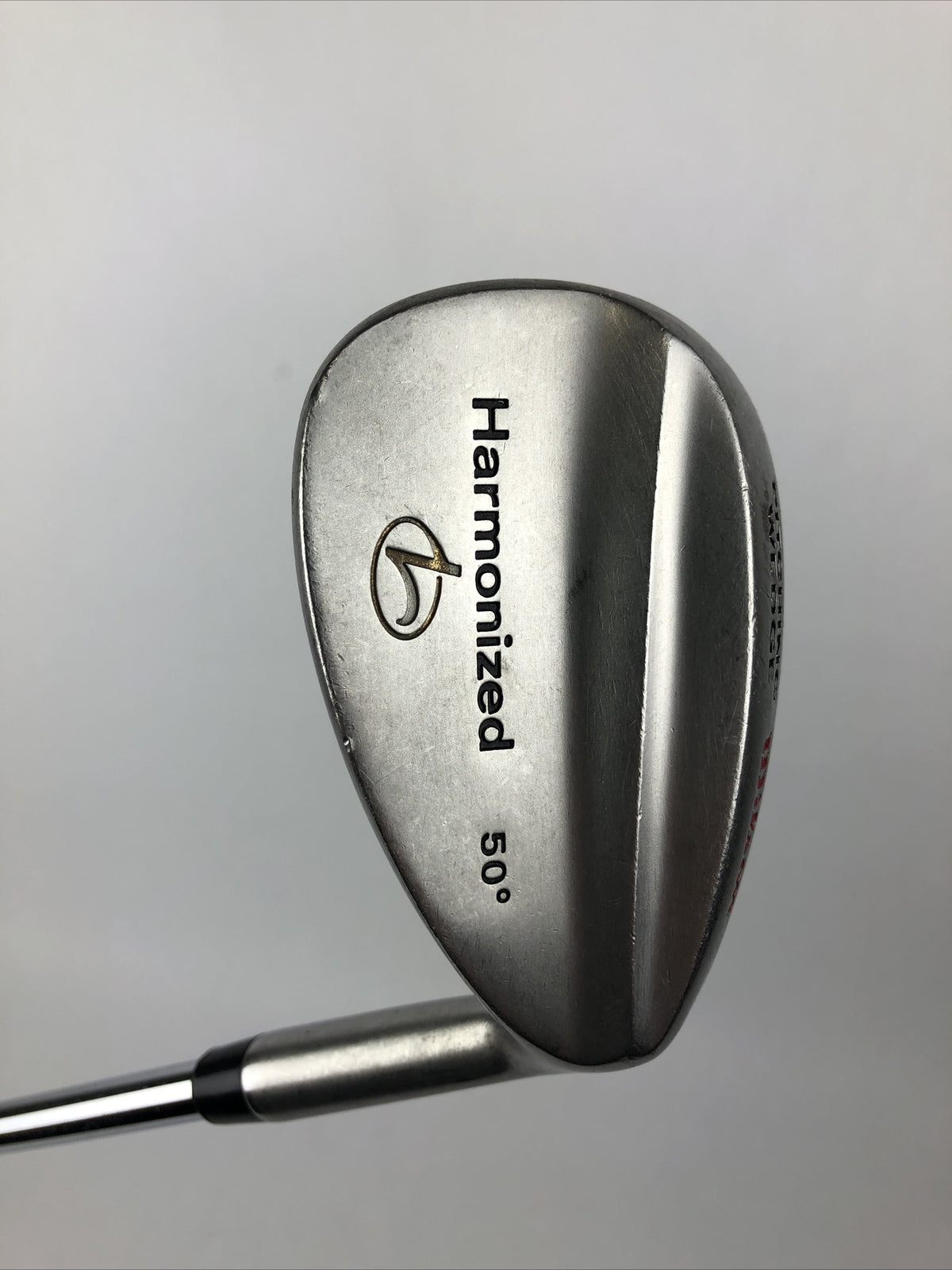 Wilson Harmonized 50 degree pitching wedge right hand stainless steel stiff shaft